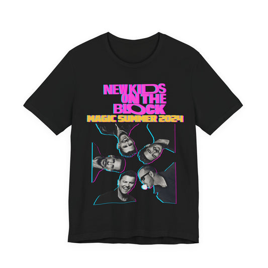 New Kids 2024 Magic Summer TOUR (Double Sided) Unisex Shirt