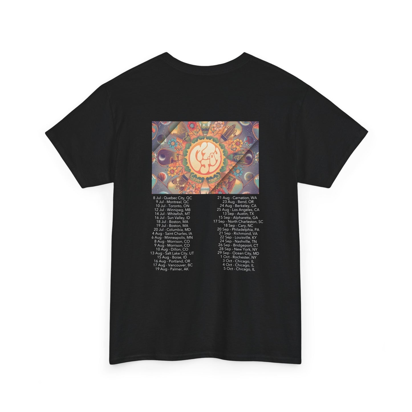 Mt. Joy 2024 Tour Double Sided (With Dates) Unisex Shirt