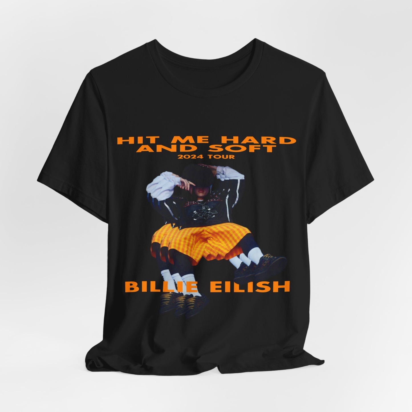 Billie Eilish Hit Me Hard and Soft 2024 Tour Double Sided Unisex Jersey Short Sleeve Tee