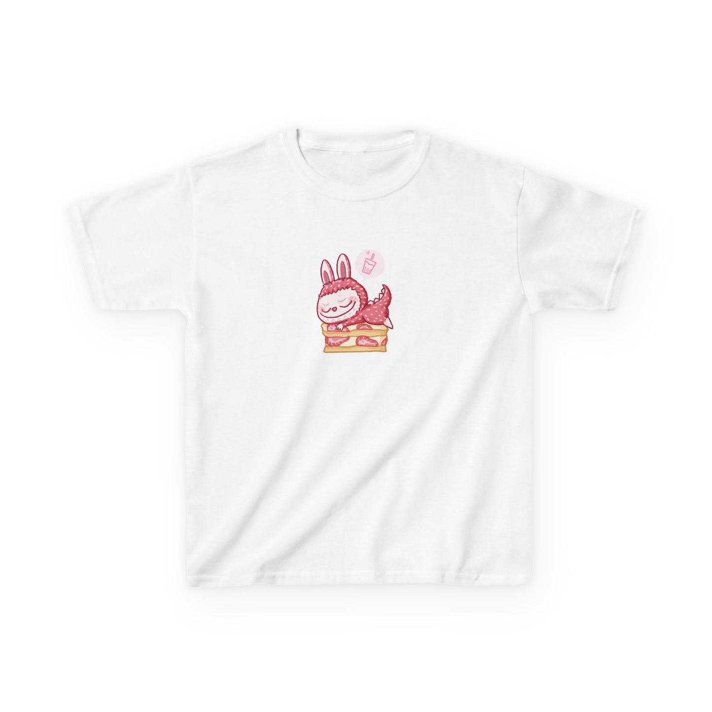 Zimomo (Labubu) X Bubble Tea! Popmart Kids Unisex Shirt