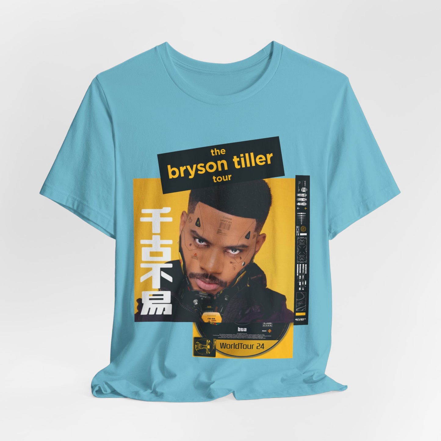 Bryson Tiller 2024 Tour (Double Sided With Dates) Unisex Shirt