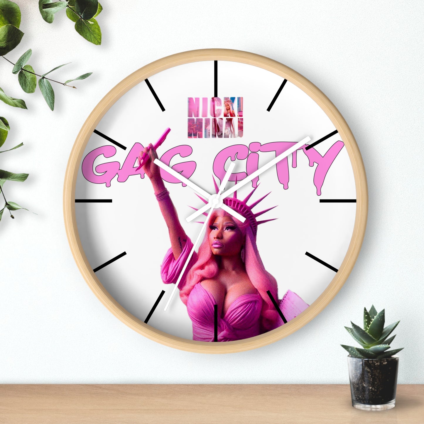 Nicki Minaj Pink friday 2 gag city Wall Clock