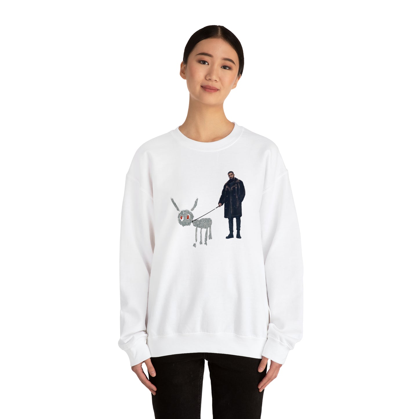 For All The Dogs (Drake) Unisex Heavy Blend™ Crewneck Sweatshirt