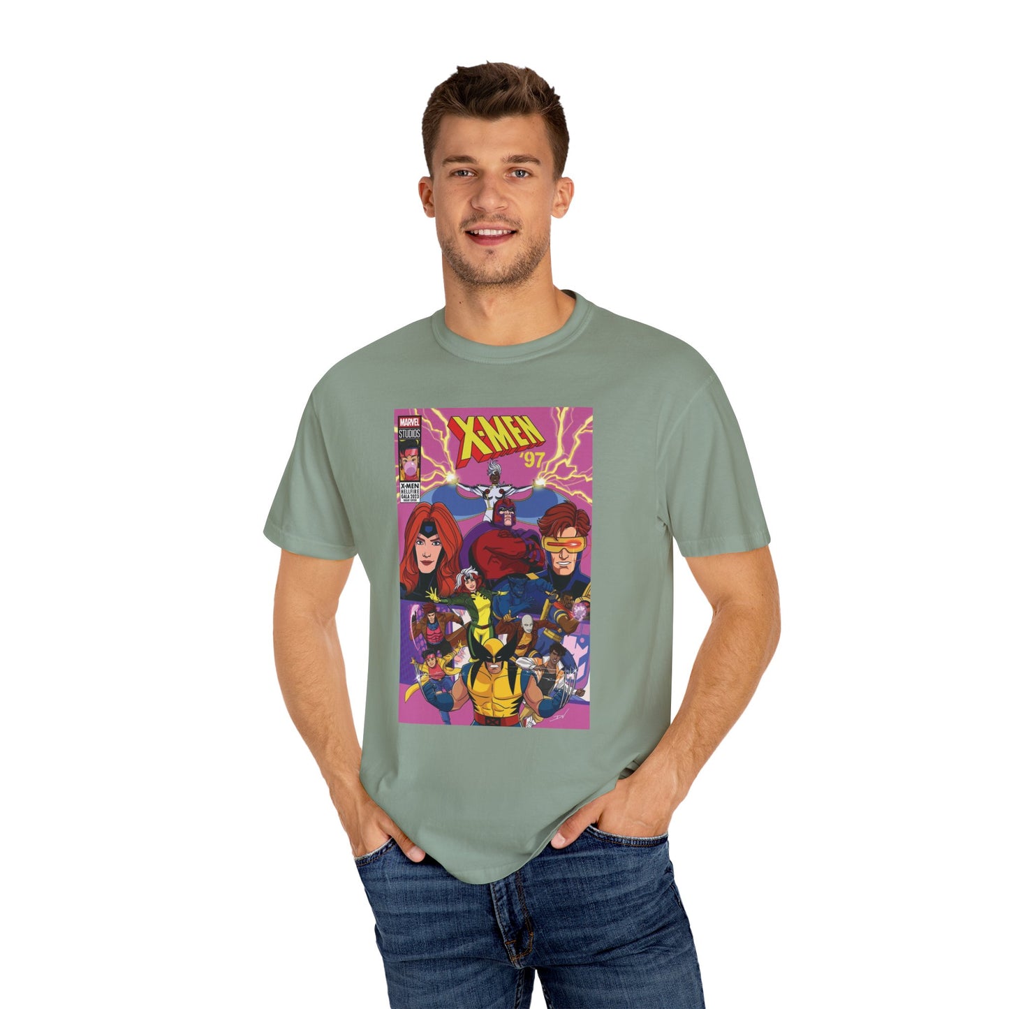 Xmen '97 retro Unisex Garment-Dyed T-shirt