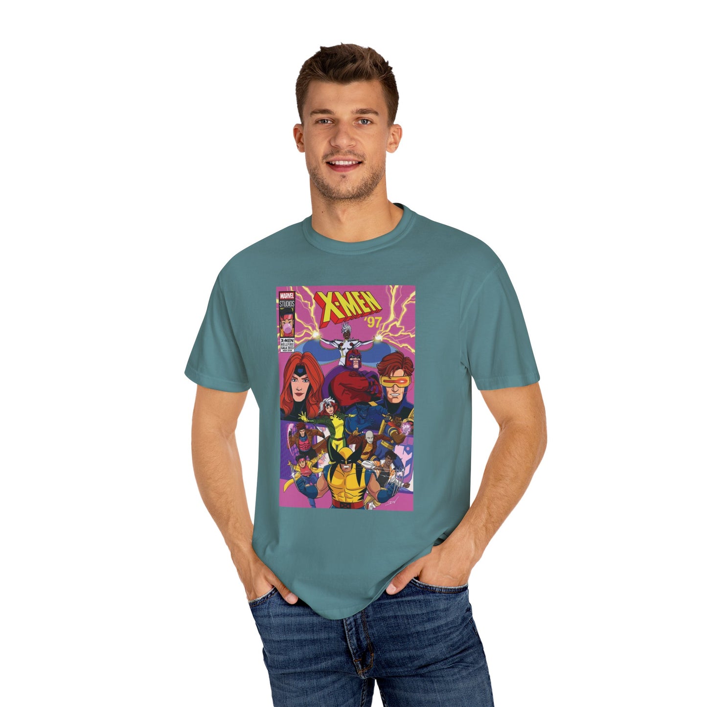 Xmen '97 retro Unisex Garment-Dyed T-shirt