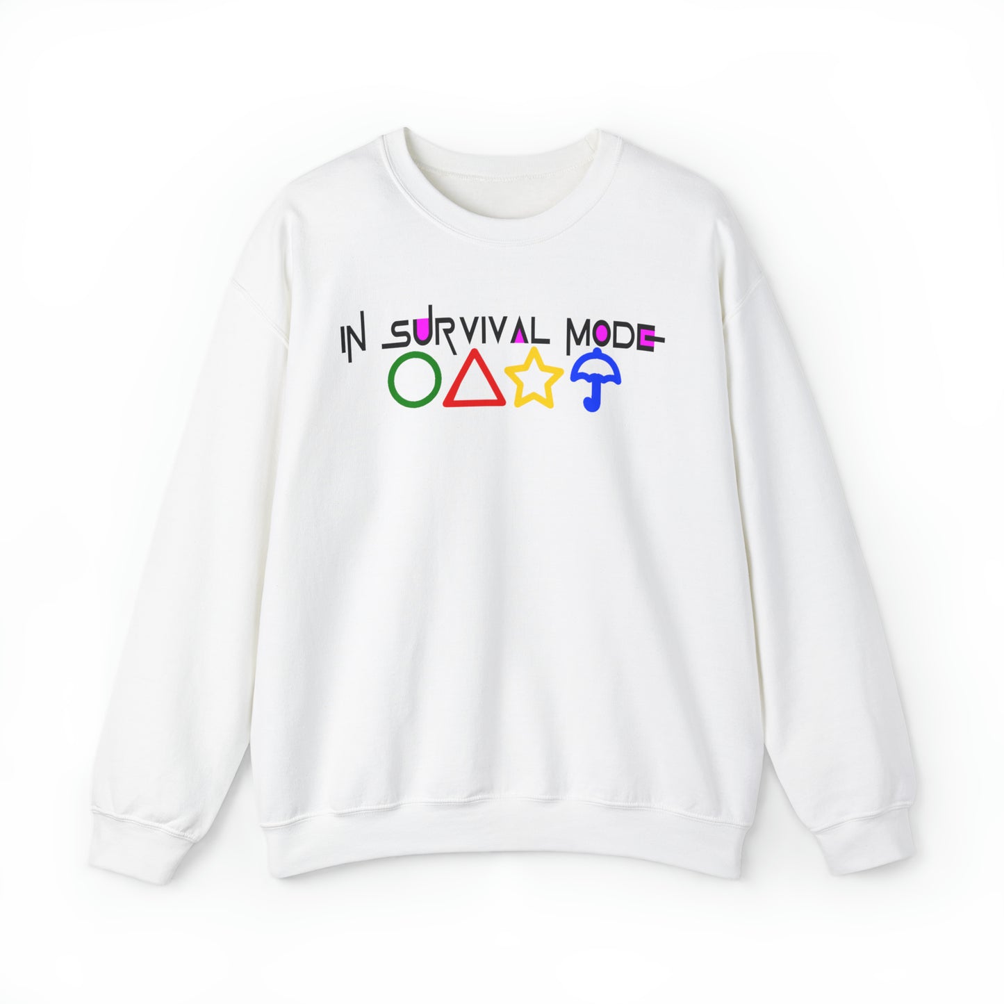 "In Survival Mode" (Squid Game) cookie challenge symbol Sweatshirt