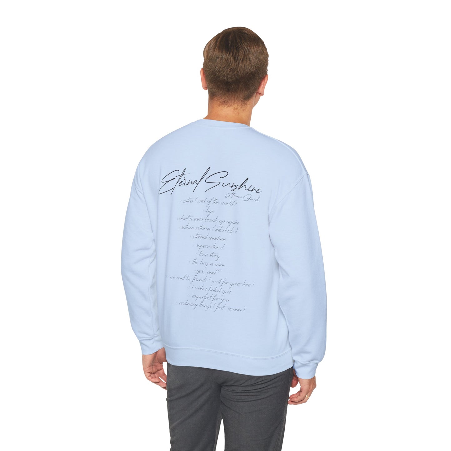 Eternal Sunshine Tracklist (Ariana Grande 2024) Unisex Sweatshirt