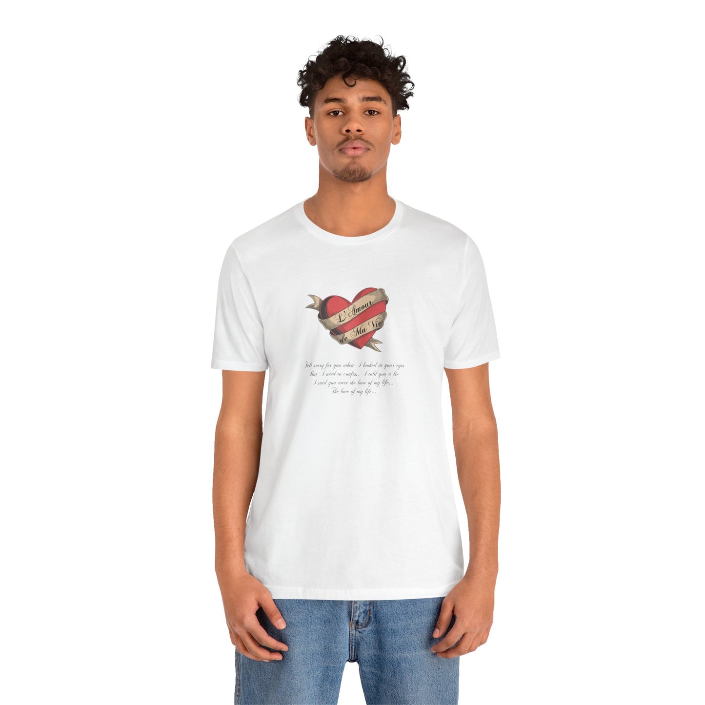 L'Amour de Ma Vie Lyrics Unisex Shirt (Billie Eilish - Hit Me Hard and Soft 2024 Album)