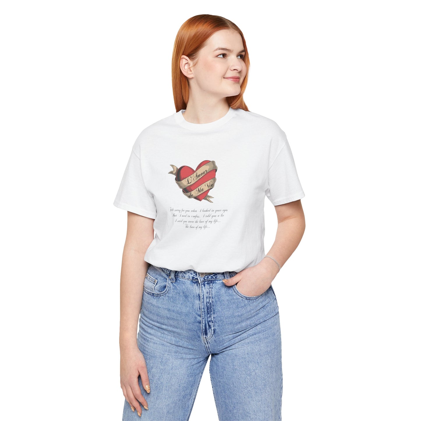 L'Amour de Ma Vie Lyrics Unisex Shirt (Billie Eilish - Hit Me Hard and Soft 2024 Album)