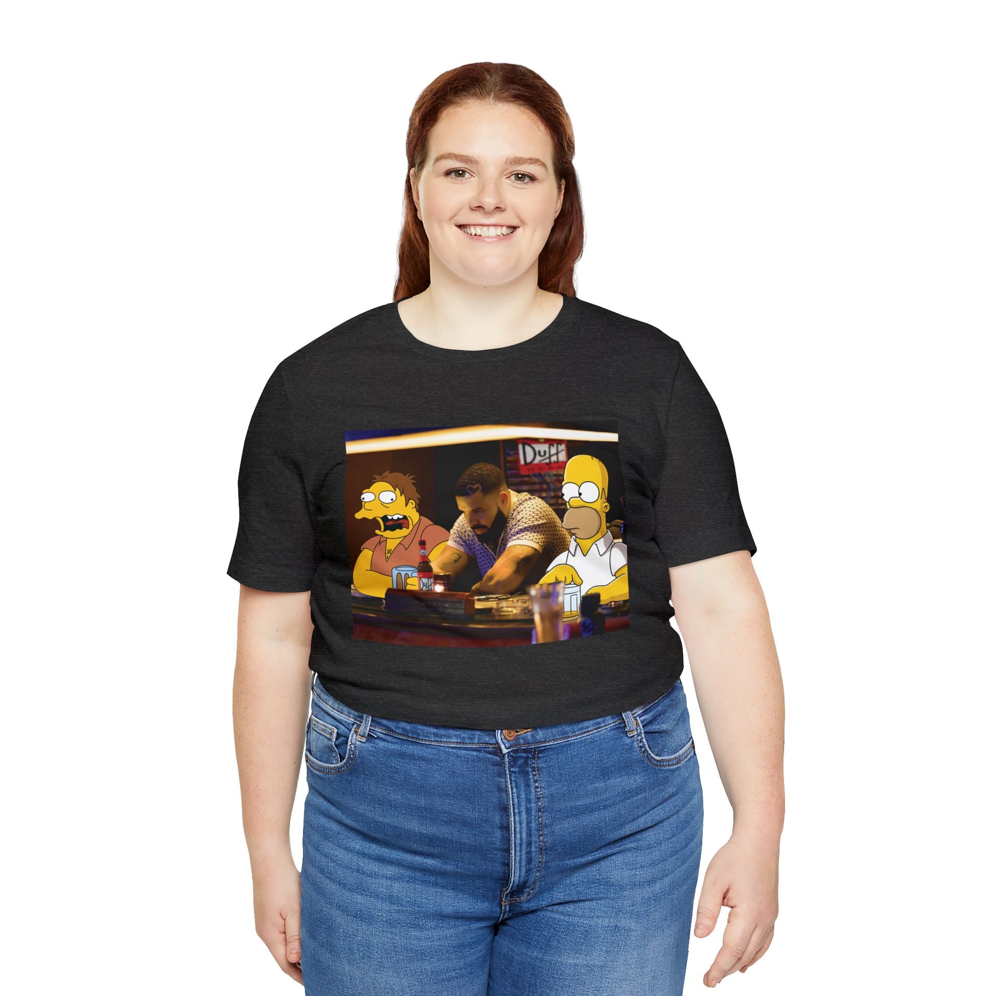 Drake at Moe's Unisex Jersey Short Sleeve TeeDrake at Moe's Simpsons Duff Unisex Jersey Tee