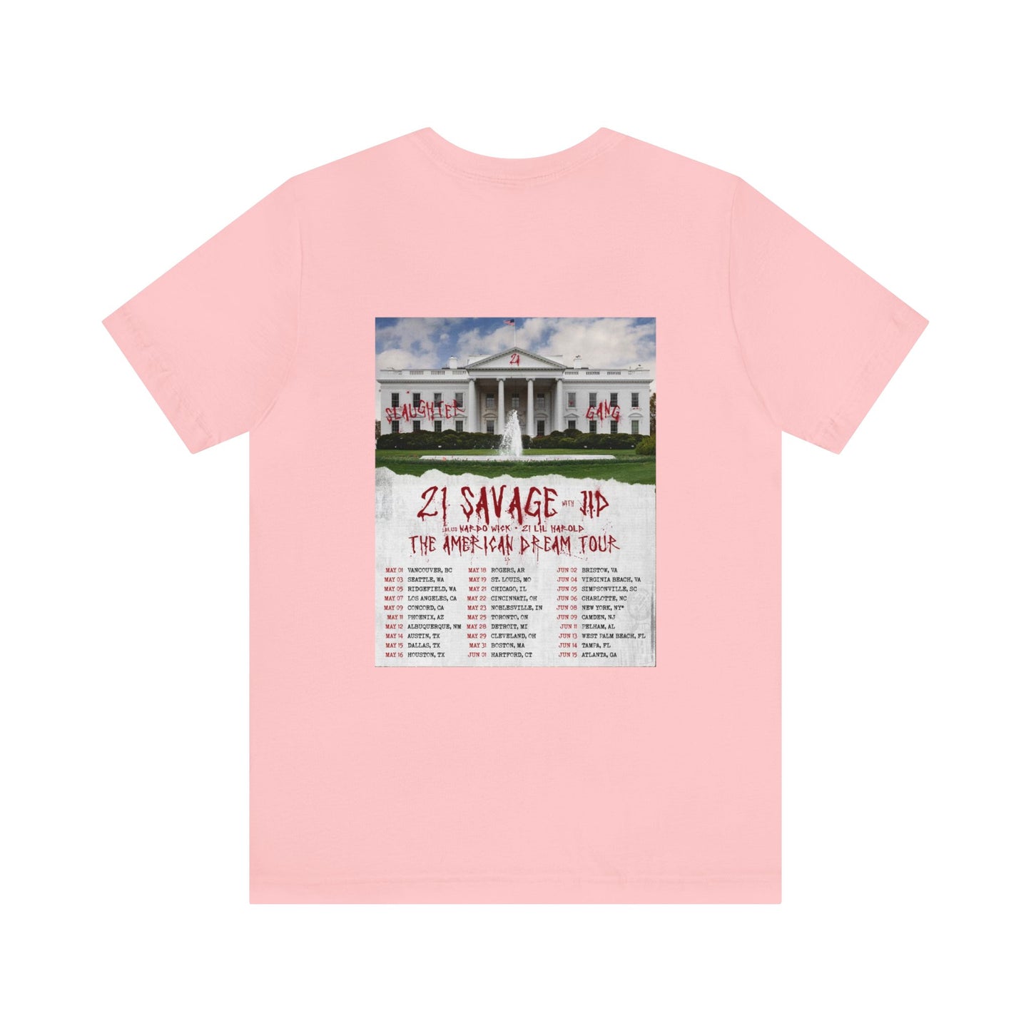 21 Savage THE AMERICAN DREAM Tour (2024) Shirt