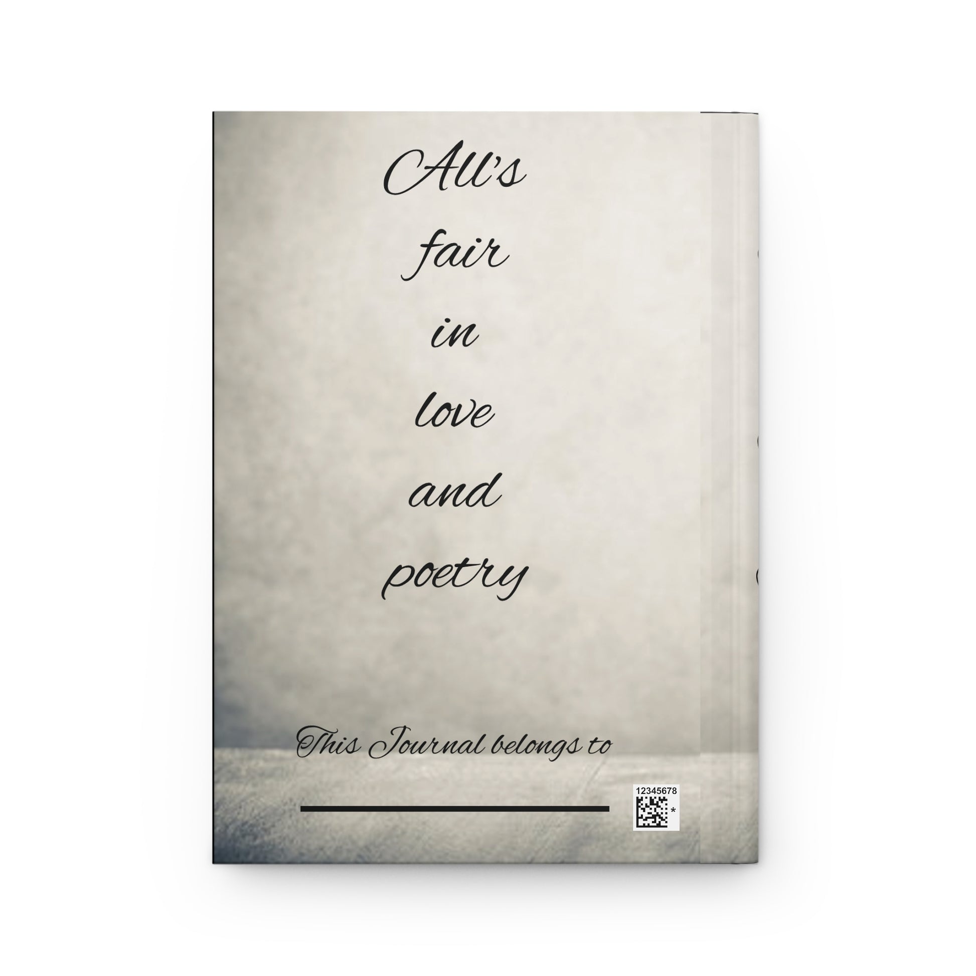 Tortured Poets Journal Hardcover Journal Matte