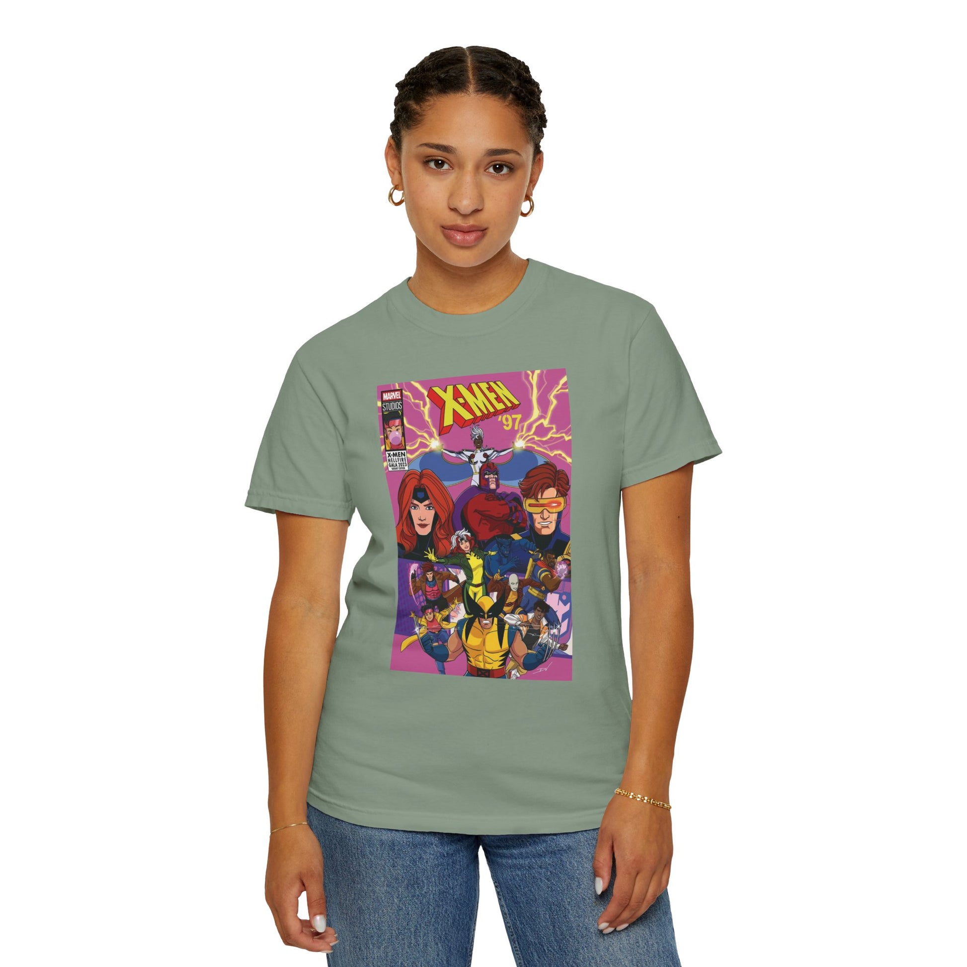 Xmen '97 retro Unisex Garment-Dyed T-shirt