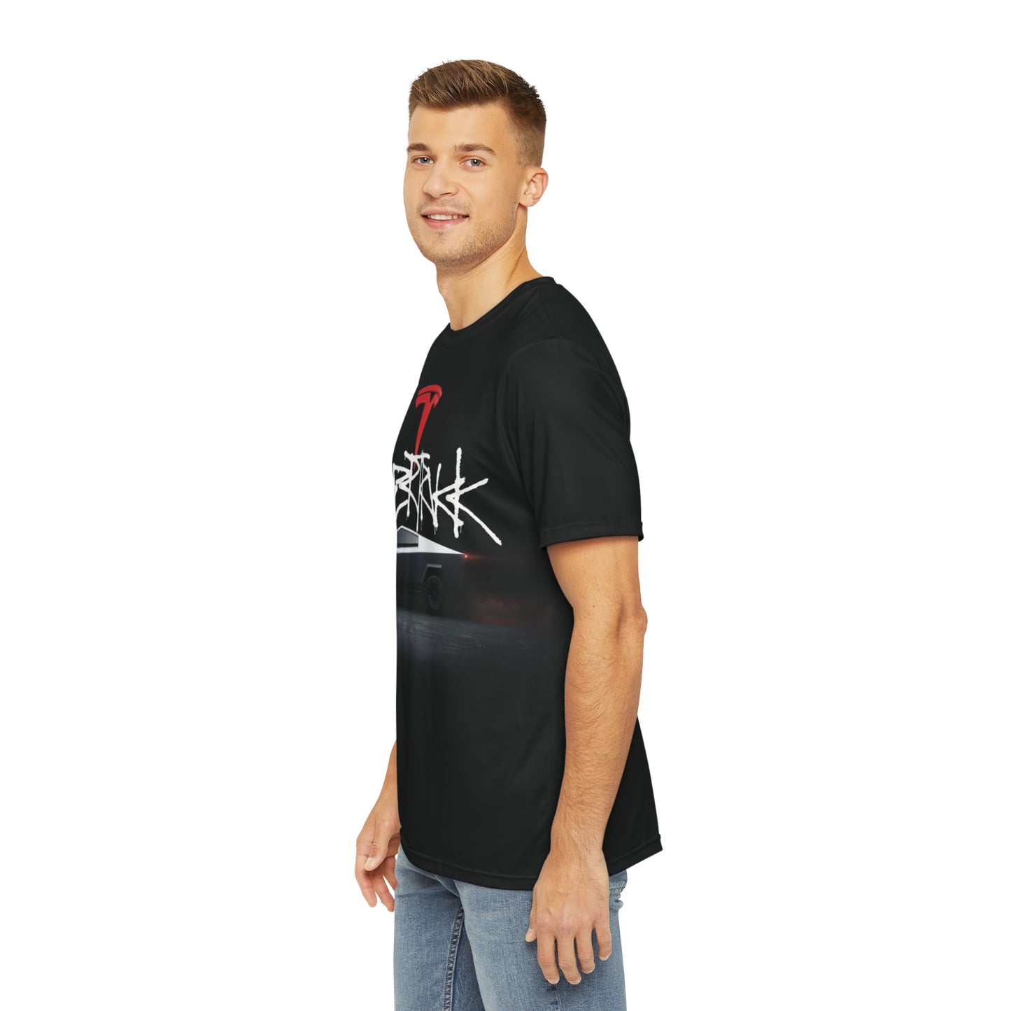 Tesla Cybertruck graphic Men's Polyester Tee