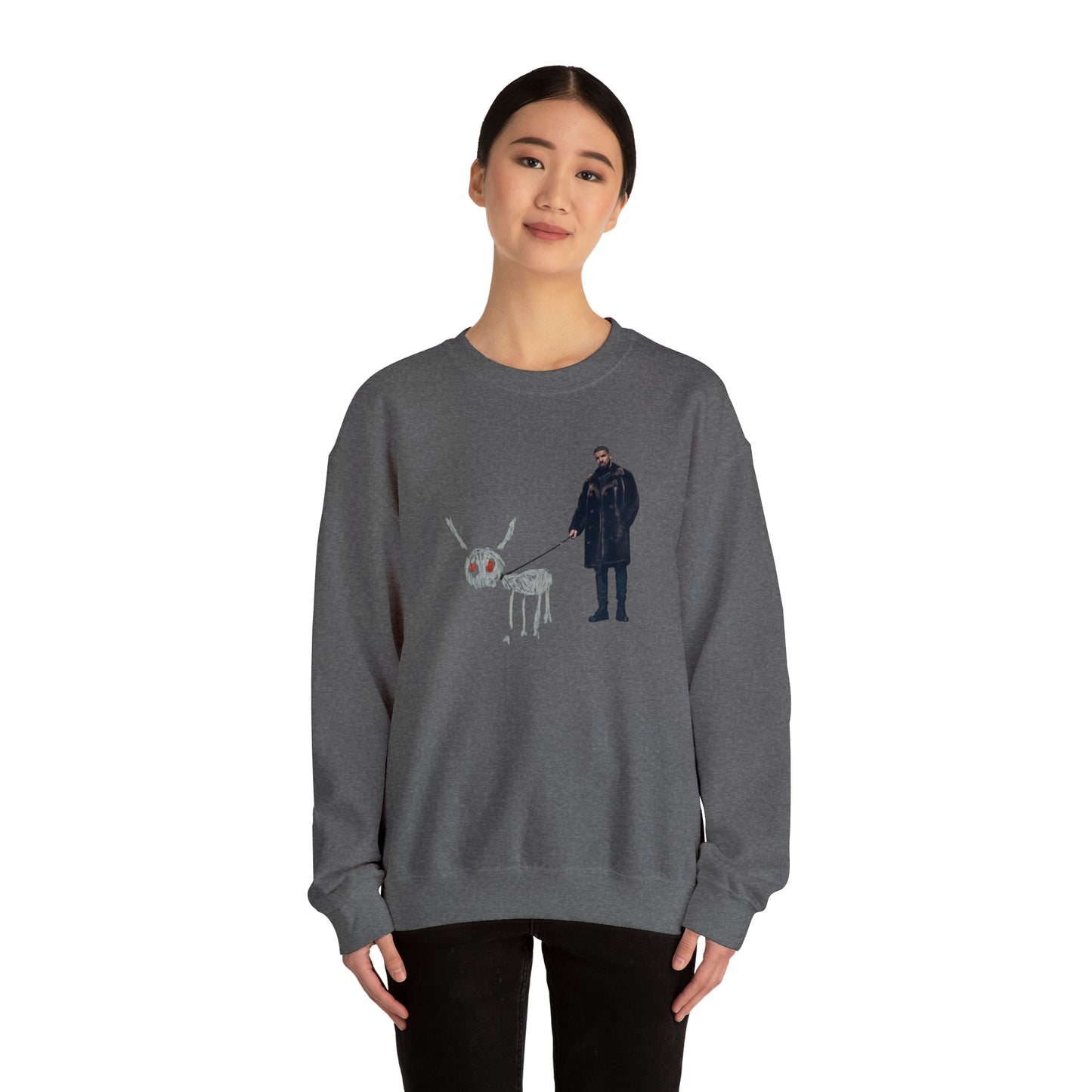 For All The Dogs (Drake) Unisex Heavy Blend™ Crewneck Sweatshirt