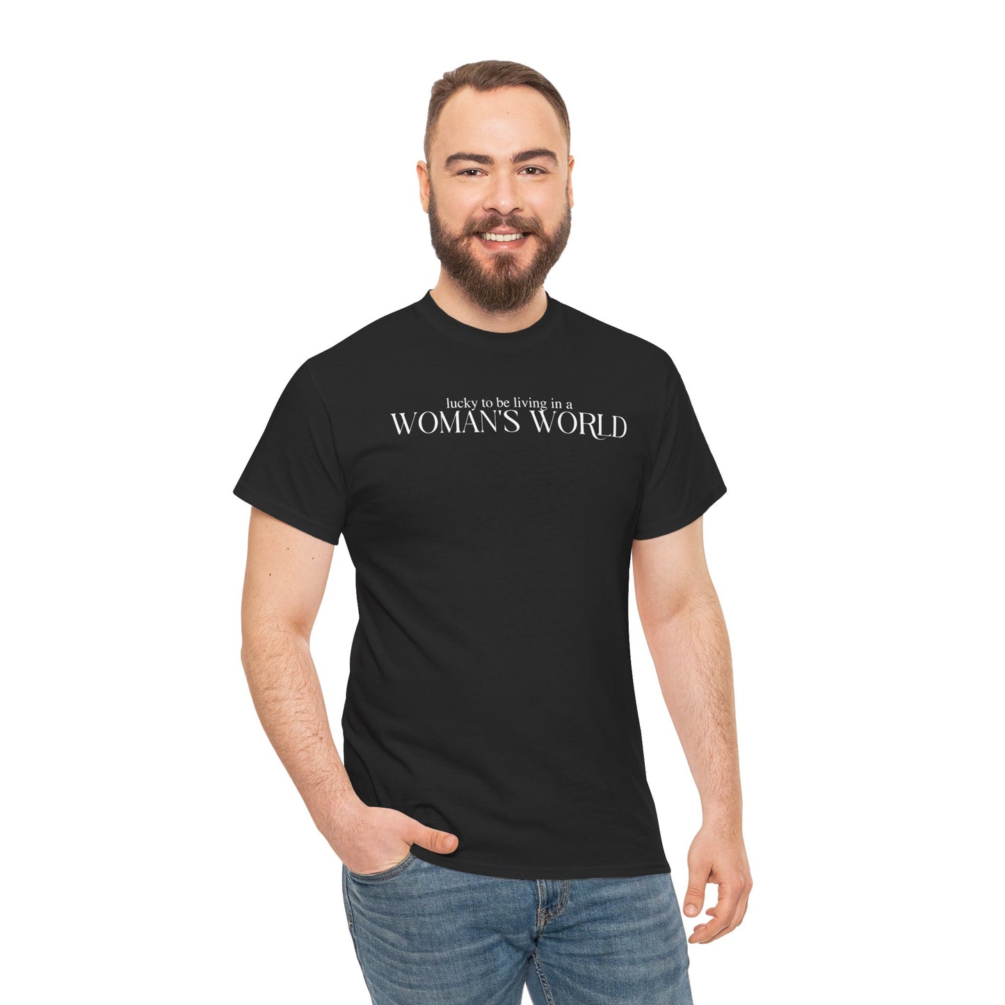 Lucky to be Living in a WOMAN'S WORLD (Katy Perry 2024 New Album Teaser) Inspired Unisex Shirt