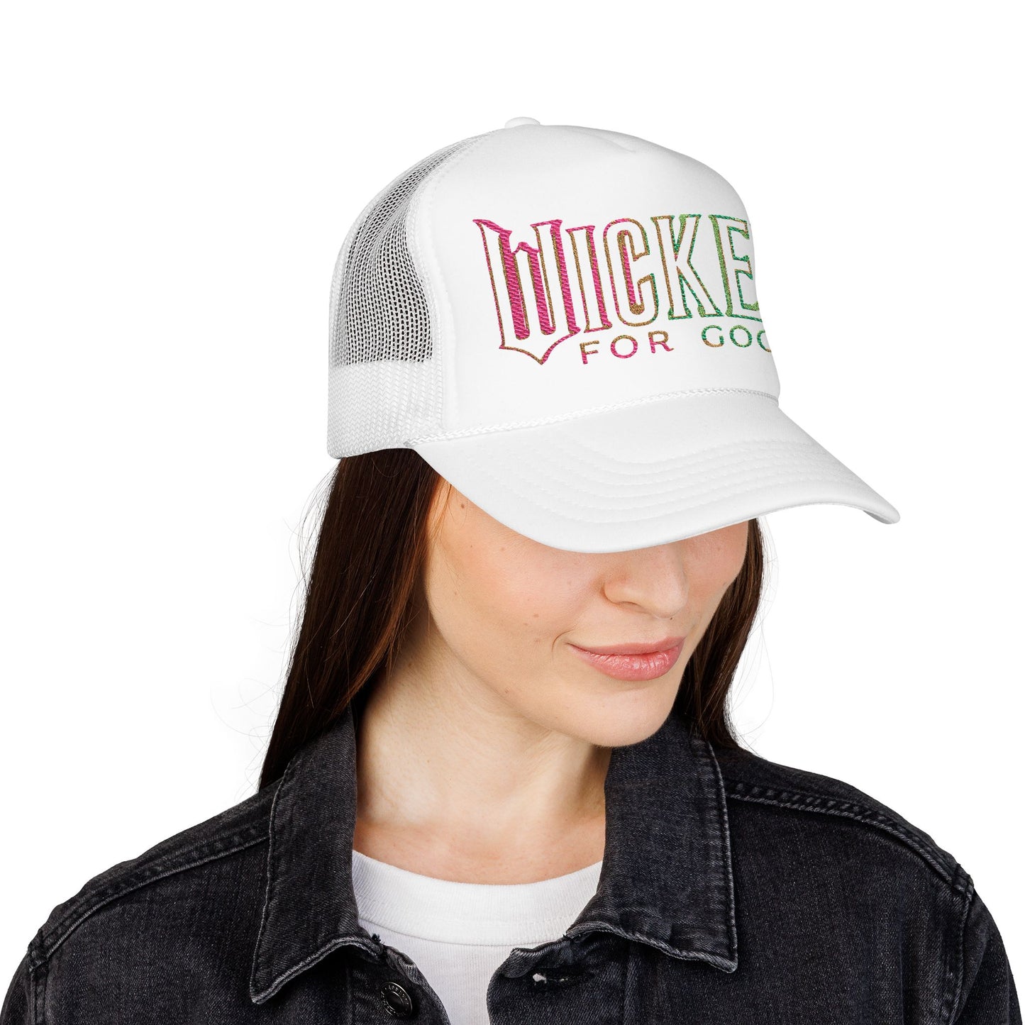 Wicked for good movie Trucker Mesh Cap