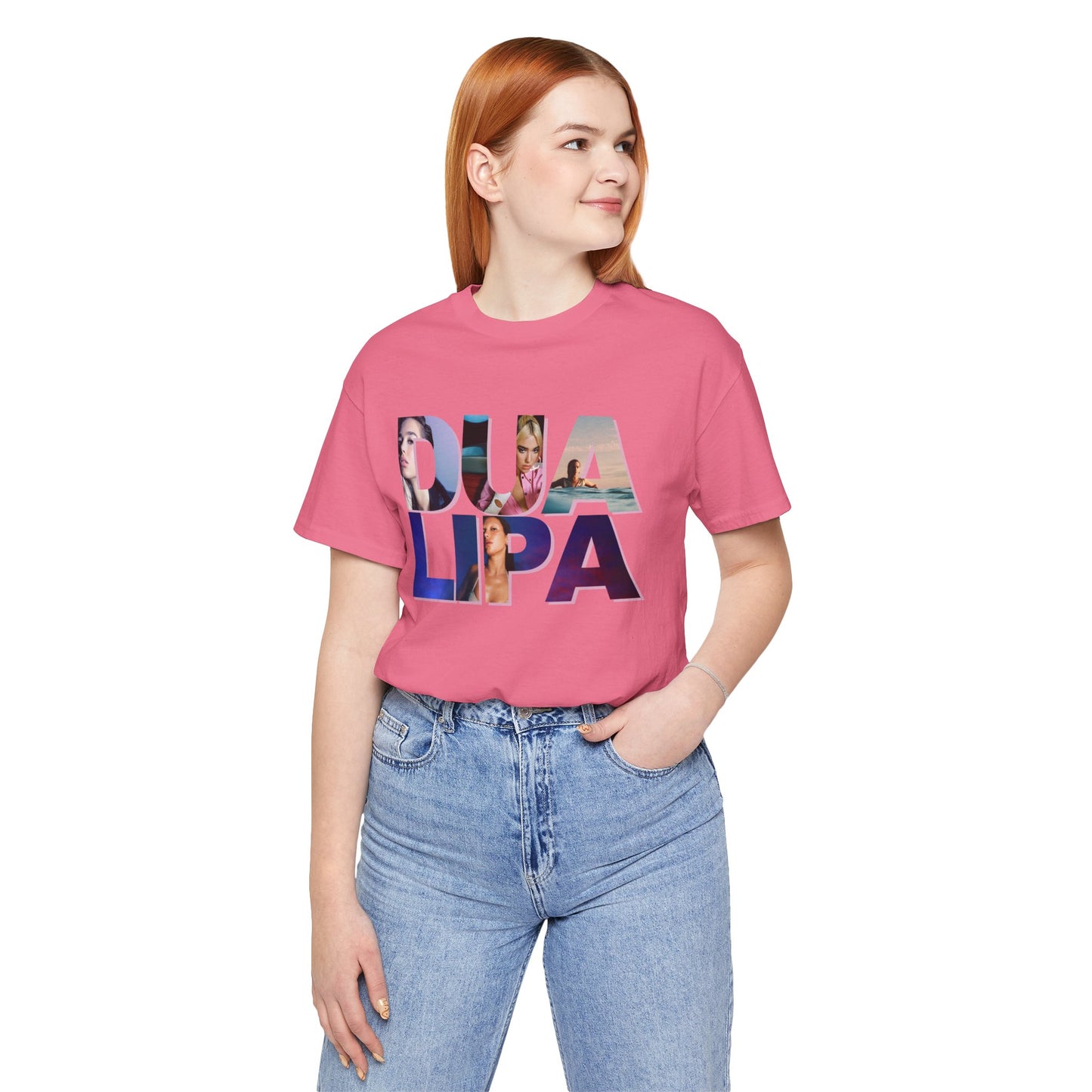 DUA LIPA (Discography - 2024 Radical Optimism Era) Unisex Jersey Short Sleeve Tee