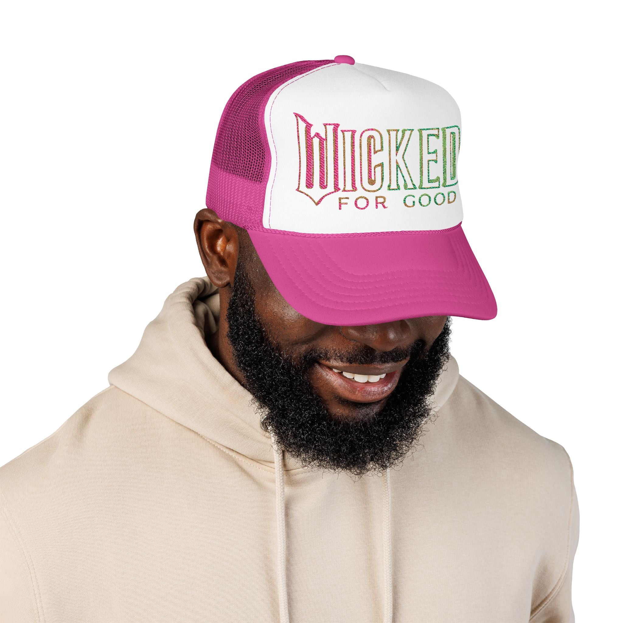 Wicked for good movie Trucker Mesh Cap – BUBBLE POPS