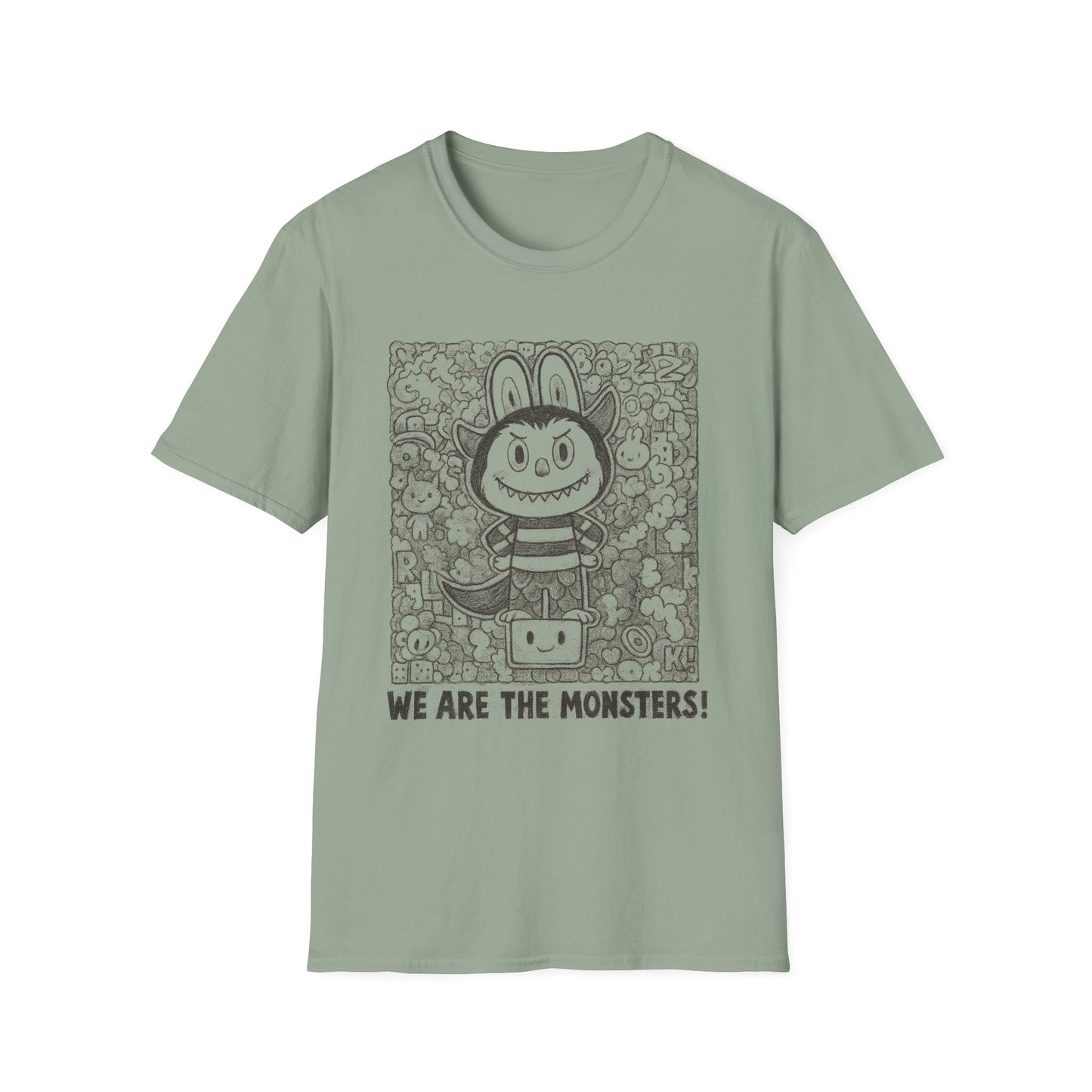 We Are The Monsters! (Sketch Labubu-Inspired) Adult Unisex Shirt