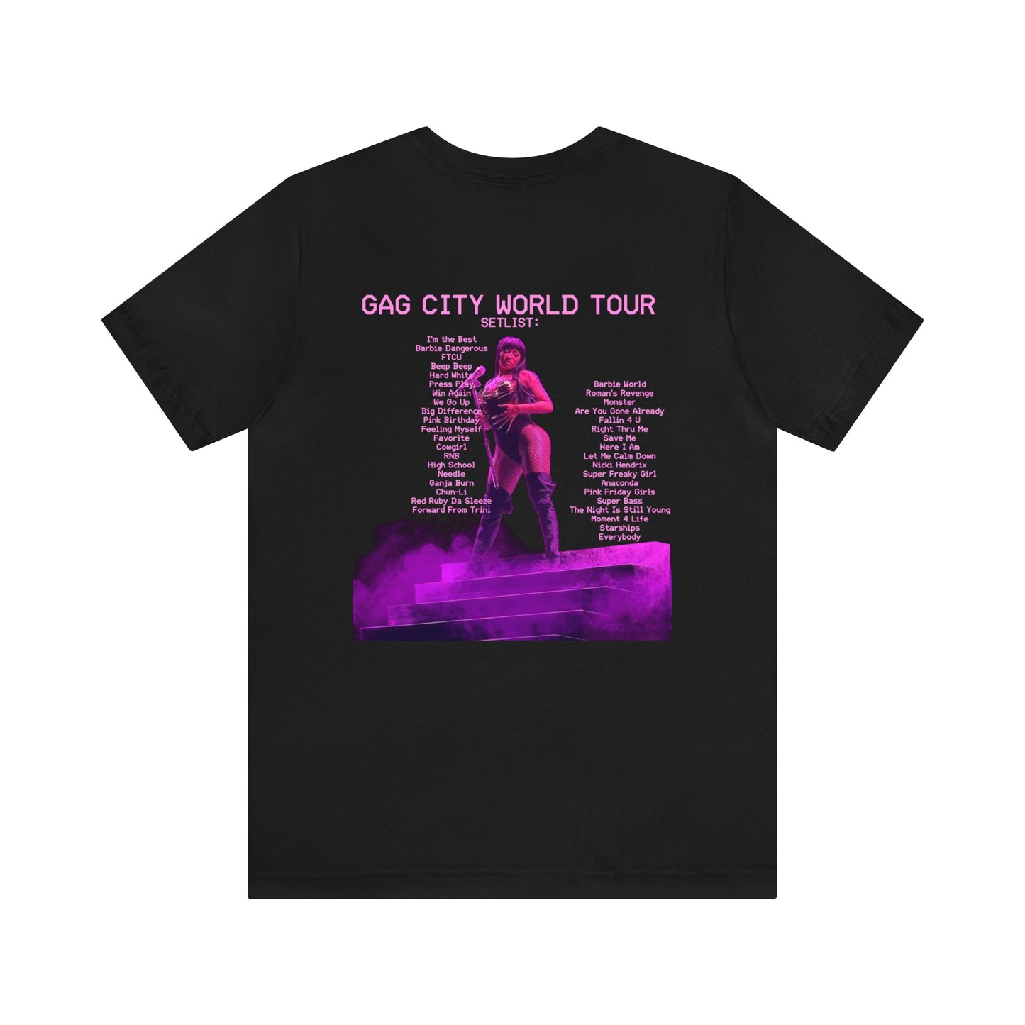 GAG City 2024 World Tour Setlist (Nicki Minaj Pink Friday 2) Shirt