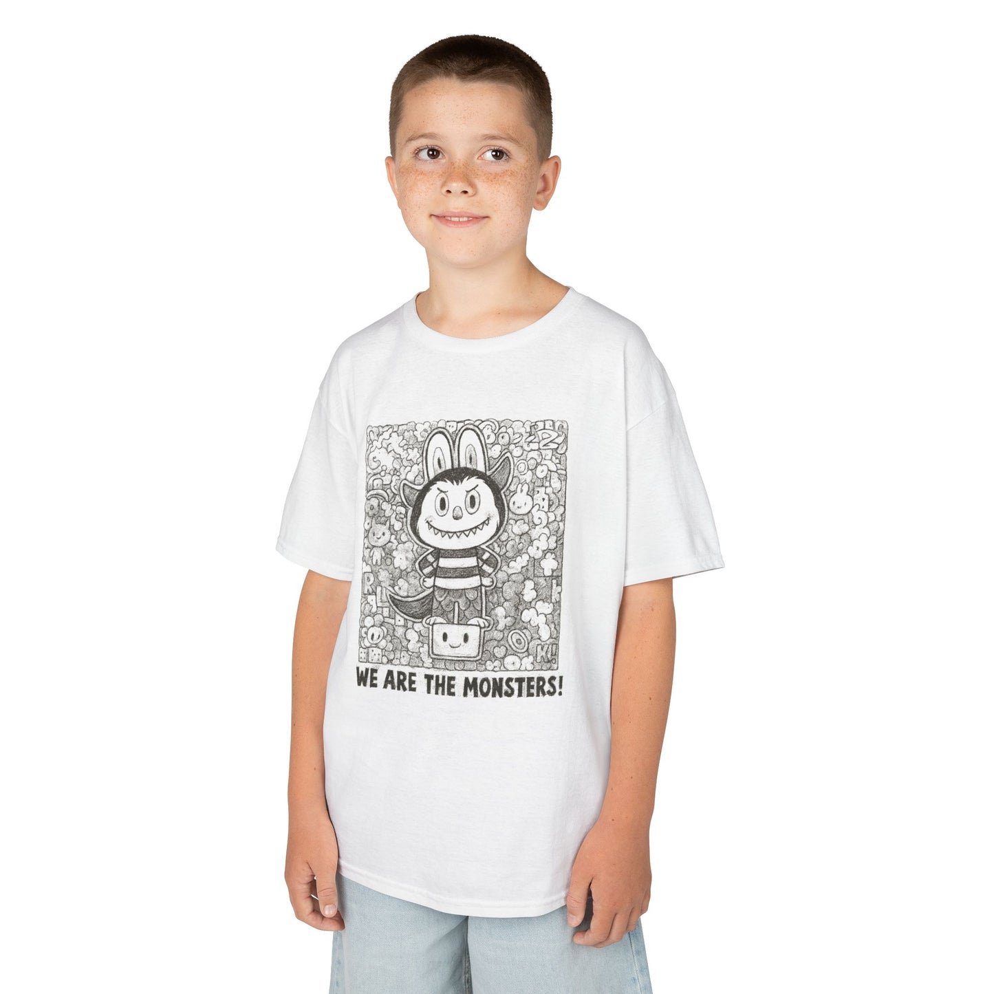 We Are The Monsters! (Sketch Labubu-Inspired) Kid's Unisex Shirt