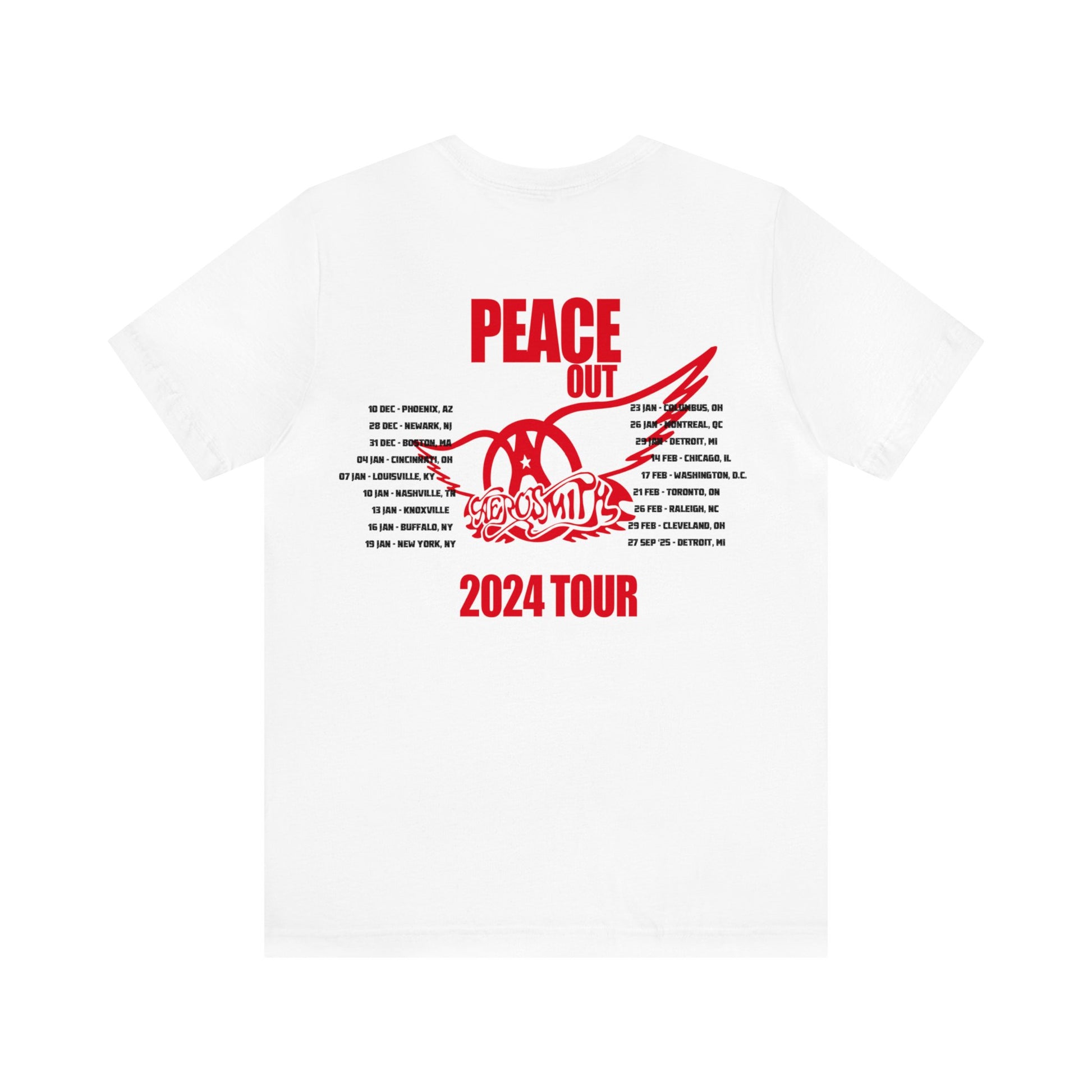 PEACE OUT TOUR (Aerosmith) 2024 Shirt