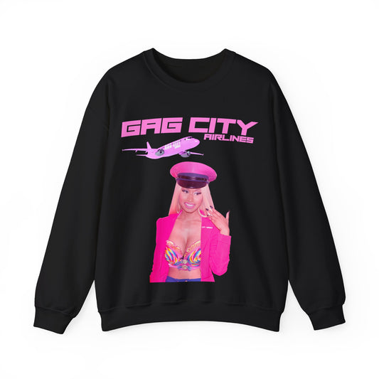 GAG CITY Airlines (Nicki Minaj Pink Friday 2 Tour) Sweatshirt