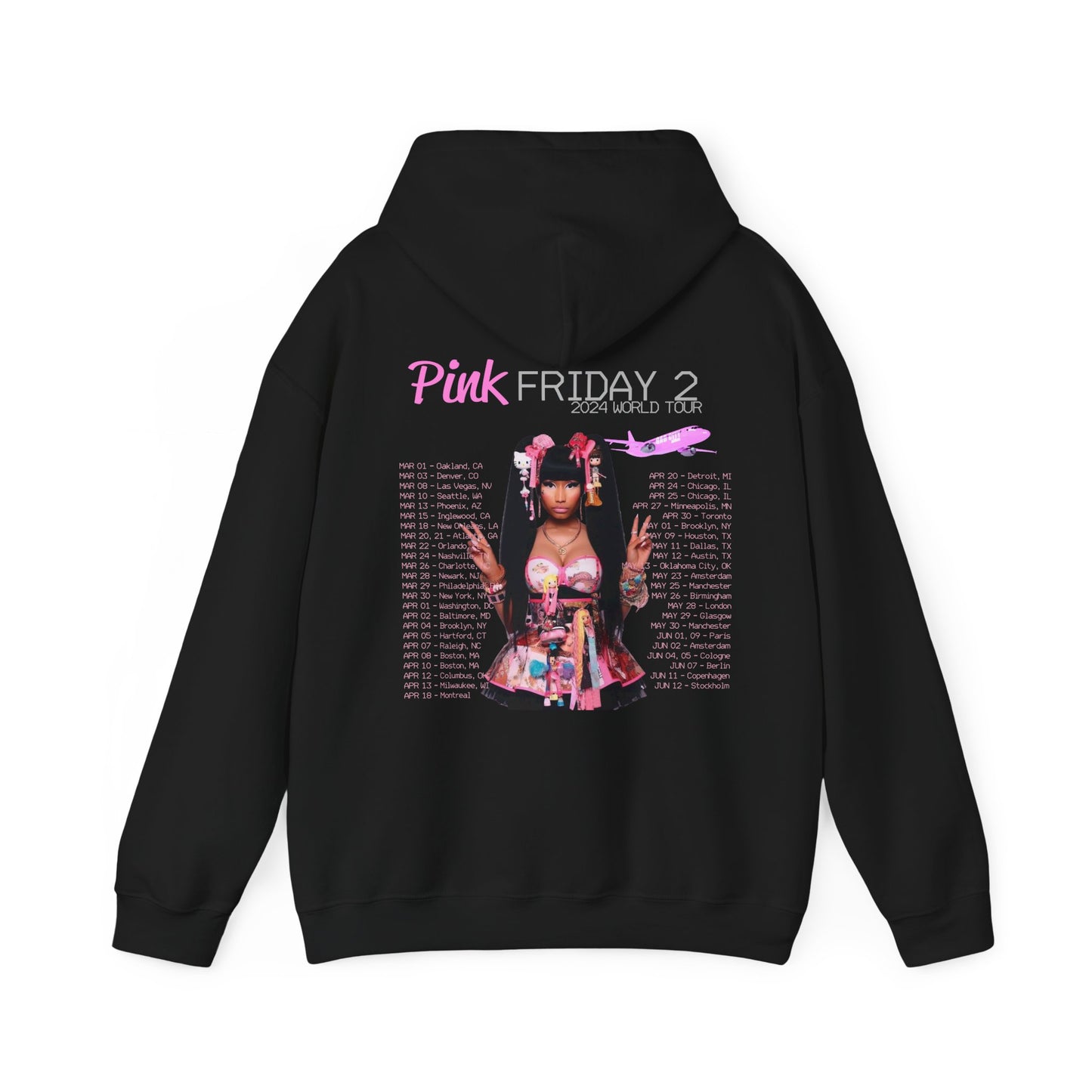 Pink Friday 2 (Nicki Minaj) 2024 Tour Hoodie