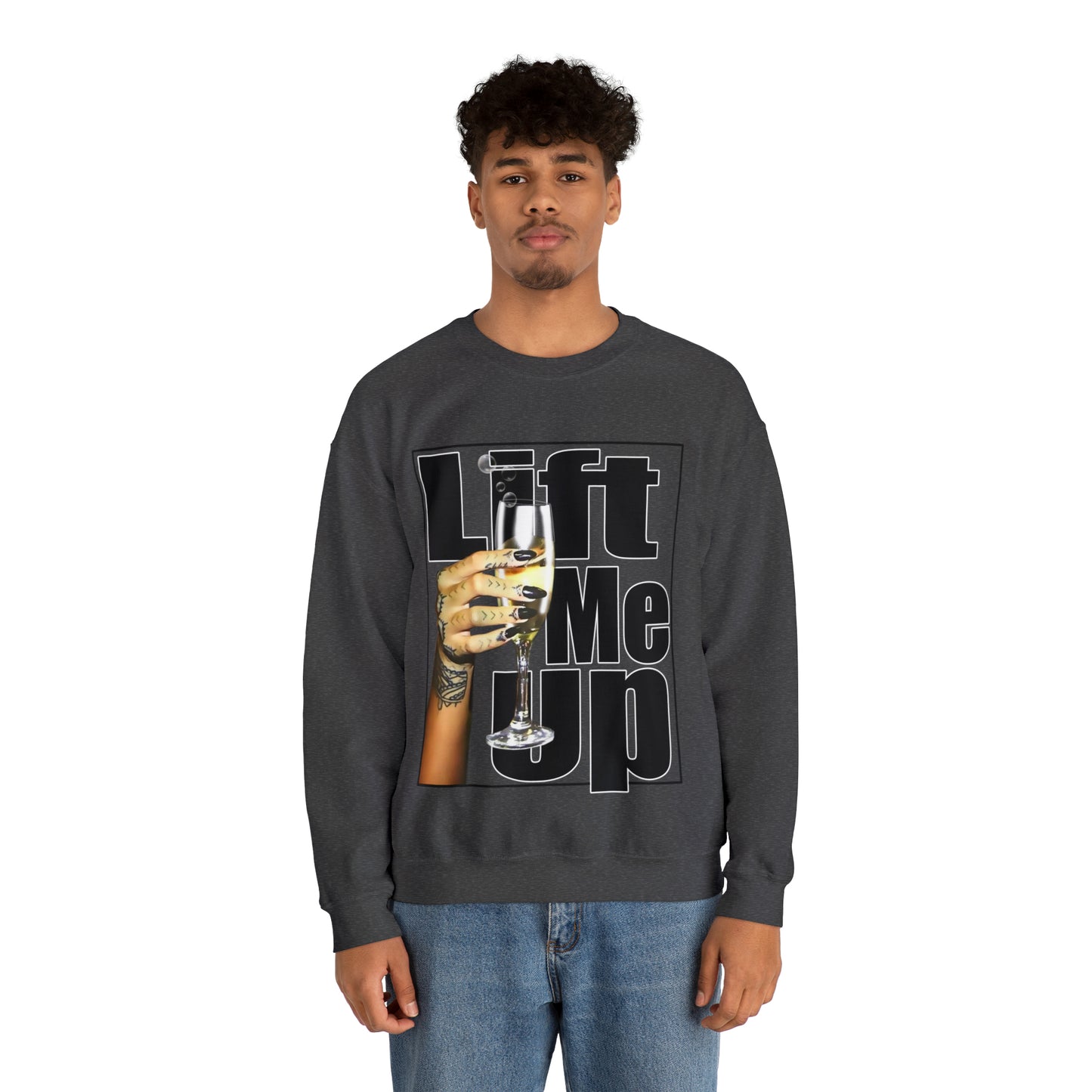 Lift Me Up (Rihanna) Cheers Unisex Crewneck Sweatshirt