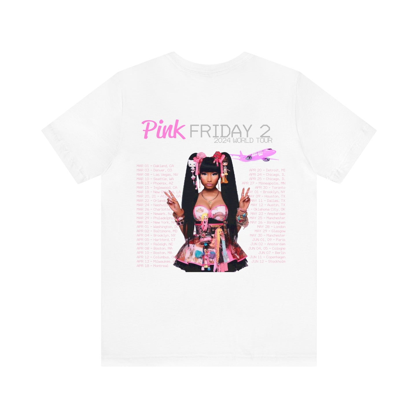 Pink Friday 2 (Nicki Minaj) 2024 World Tour Dates Shirt