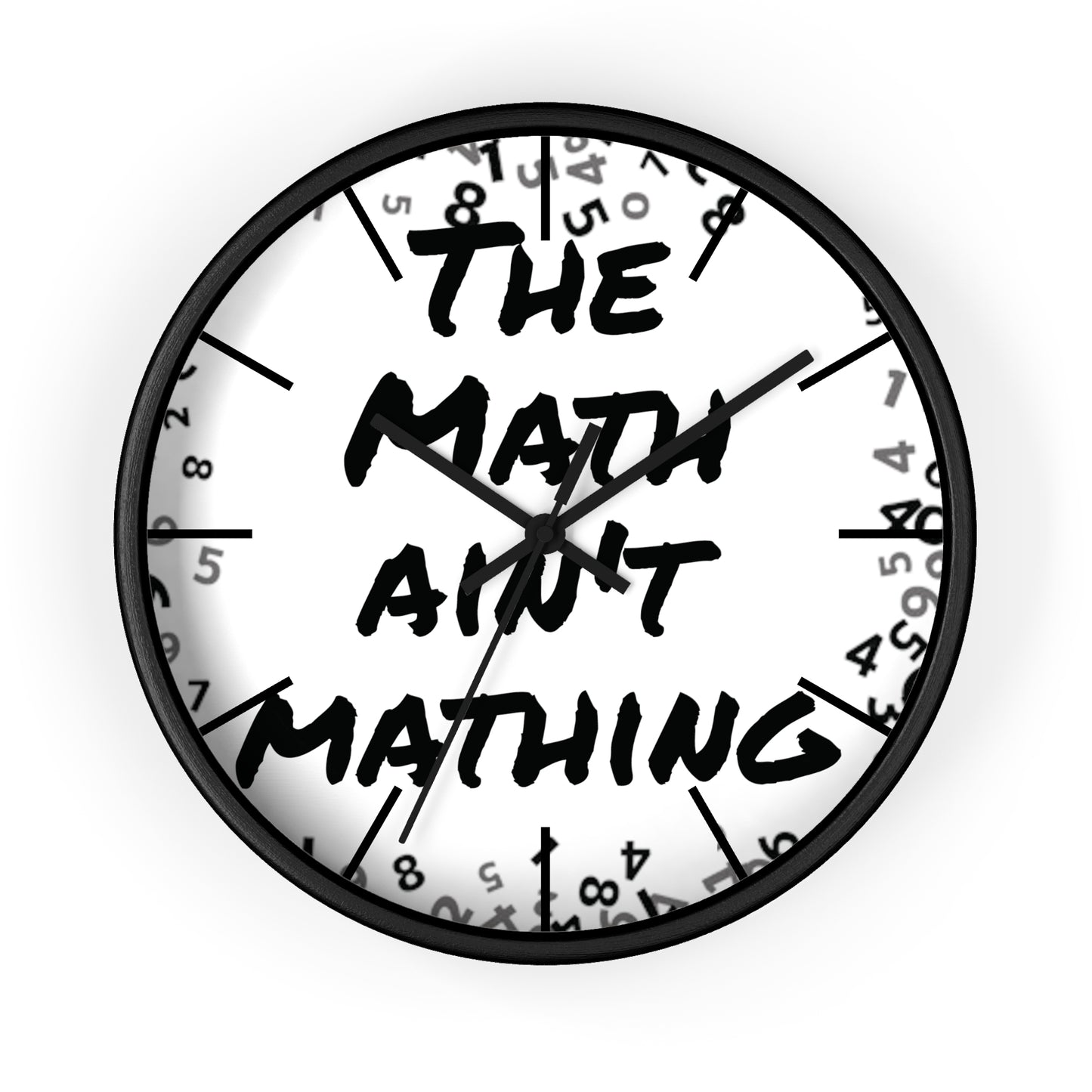 The Math ain't Mathing meme Wall Clock