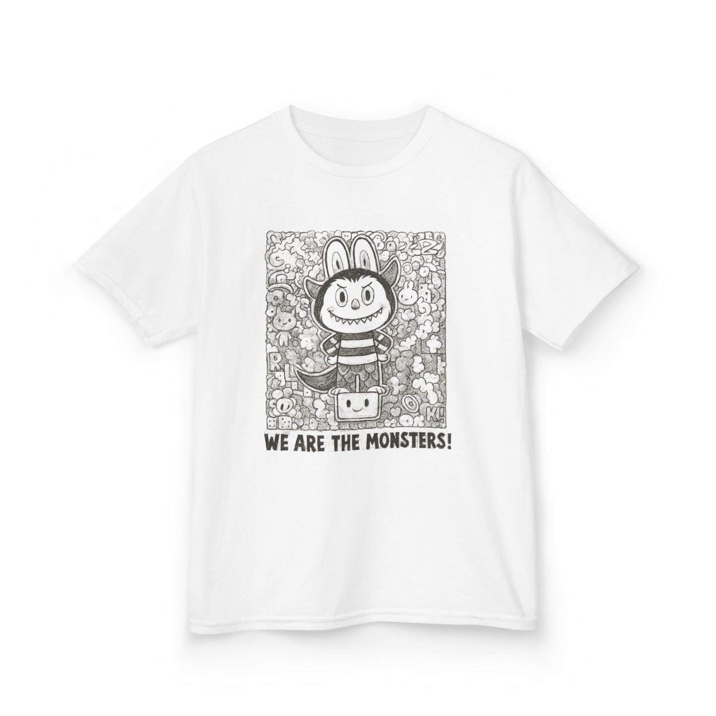 We Are The Monsters! (Sketch Labubu-Inspired) Kid's Unisex Shirt