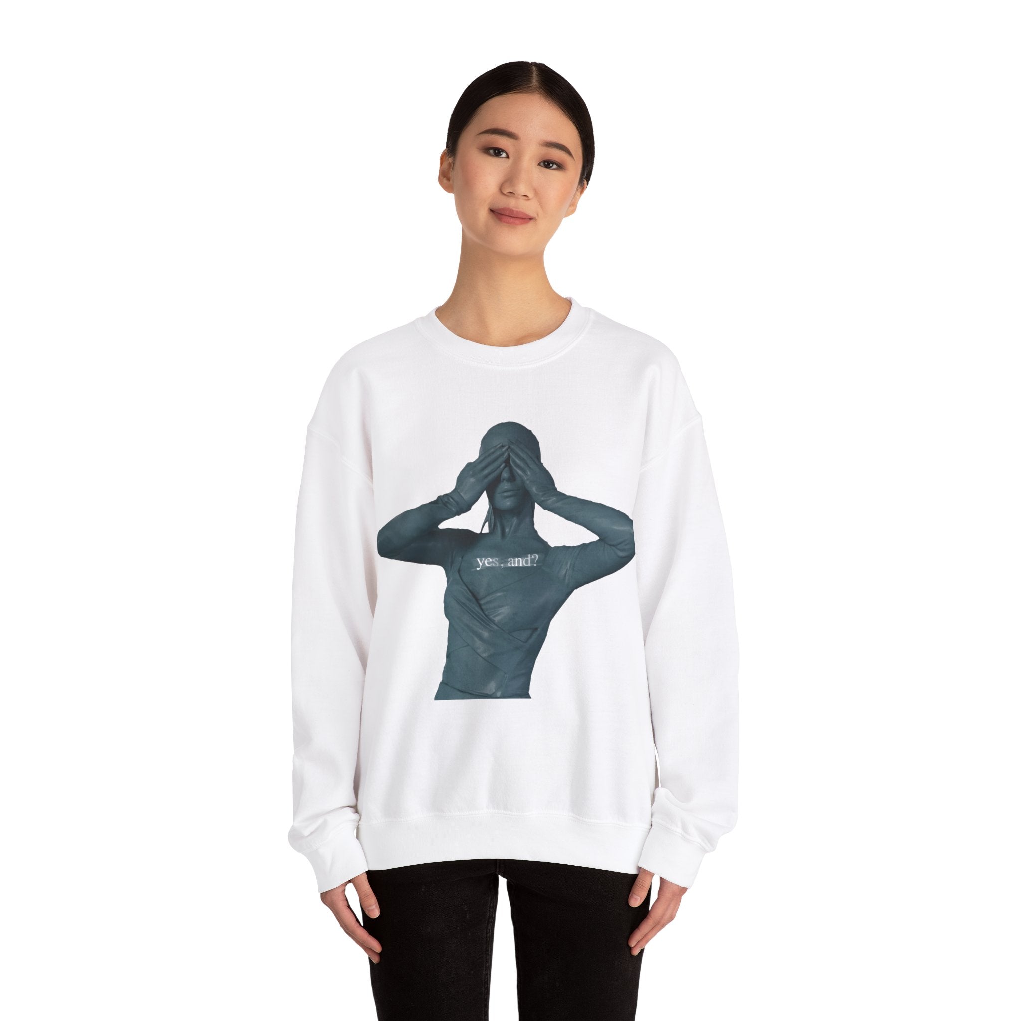 Ariana grande outlet white sweatshirt