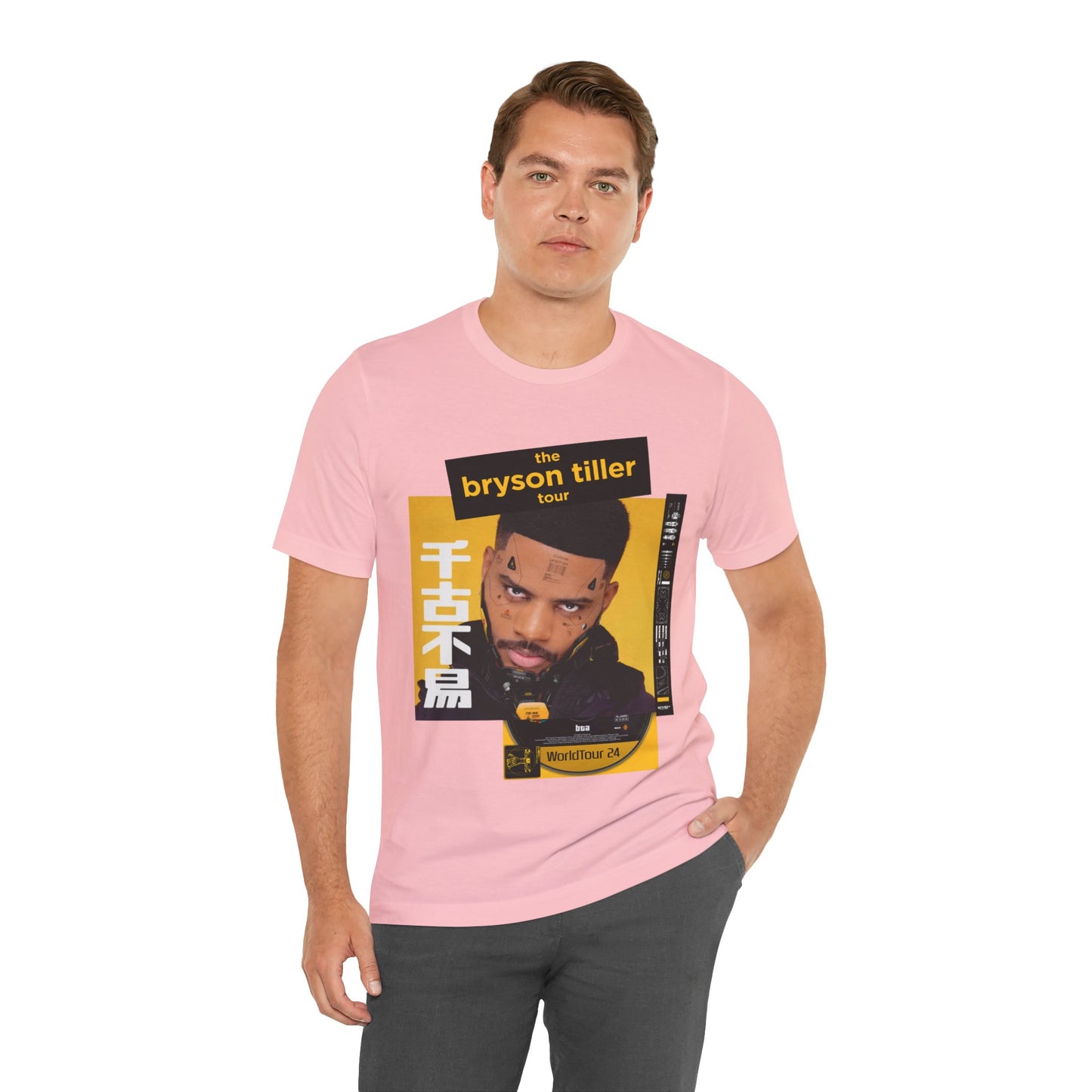 Bryson Tiller 2024 Tour (Double Sided With Dates) Unisex Shirt