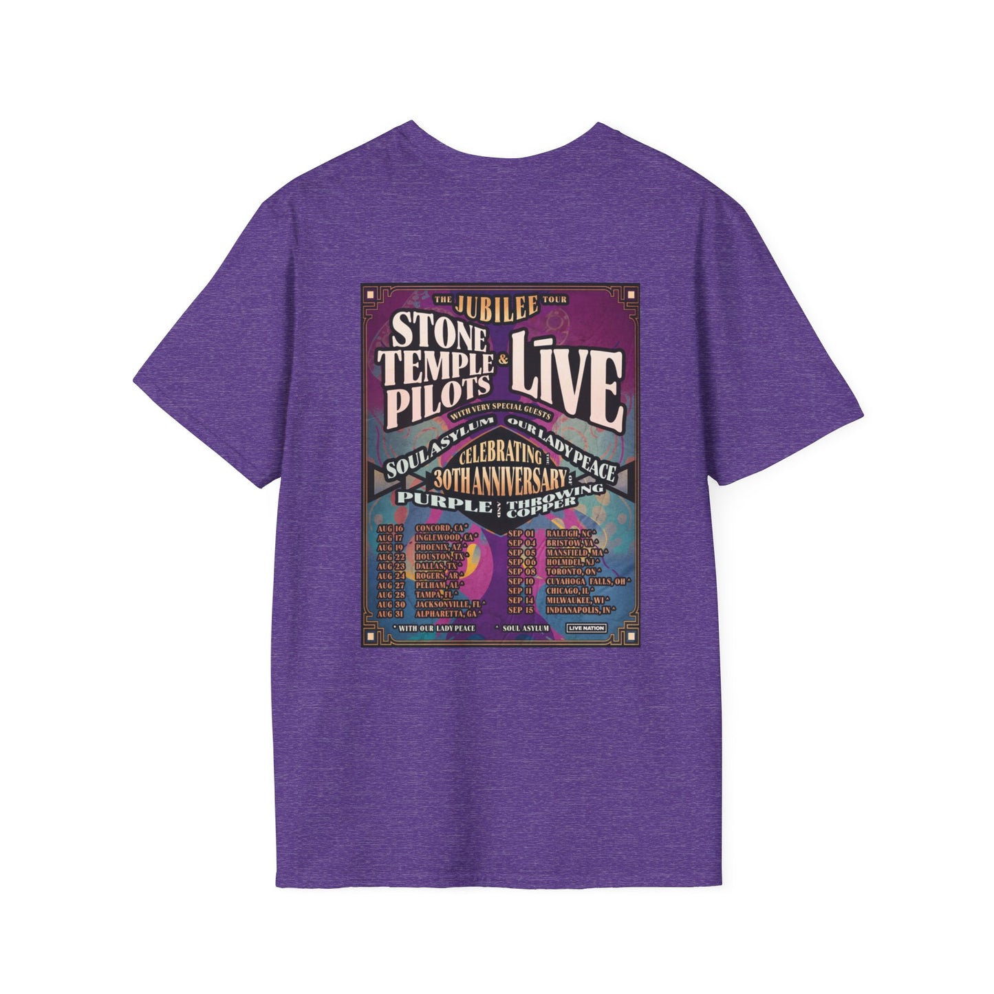 Jubilee Tour Stone Temple Pilots Live 2024 Unisex Softstyle T-Shirt