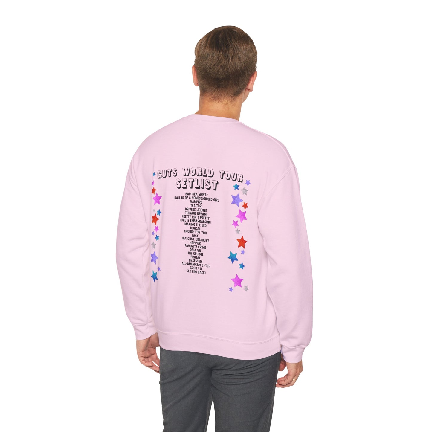 GUTS World Tour 2024 Setlist (Olivia Rodrigo) Sweatshirt