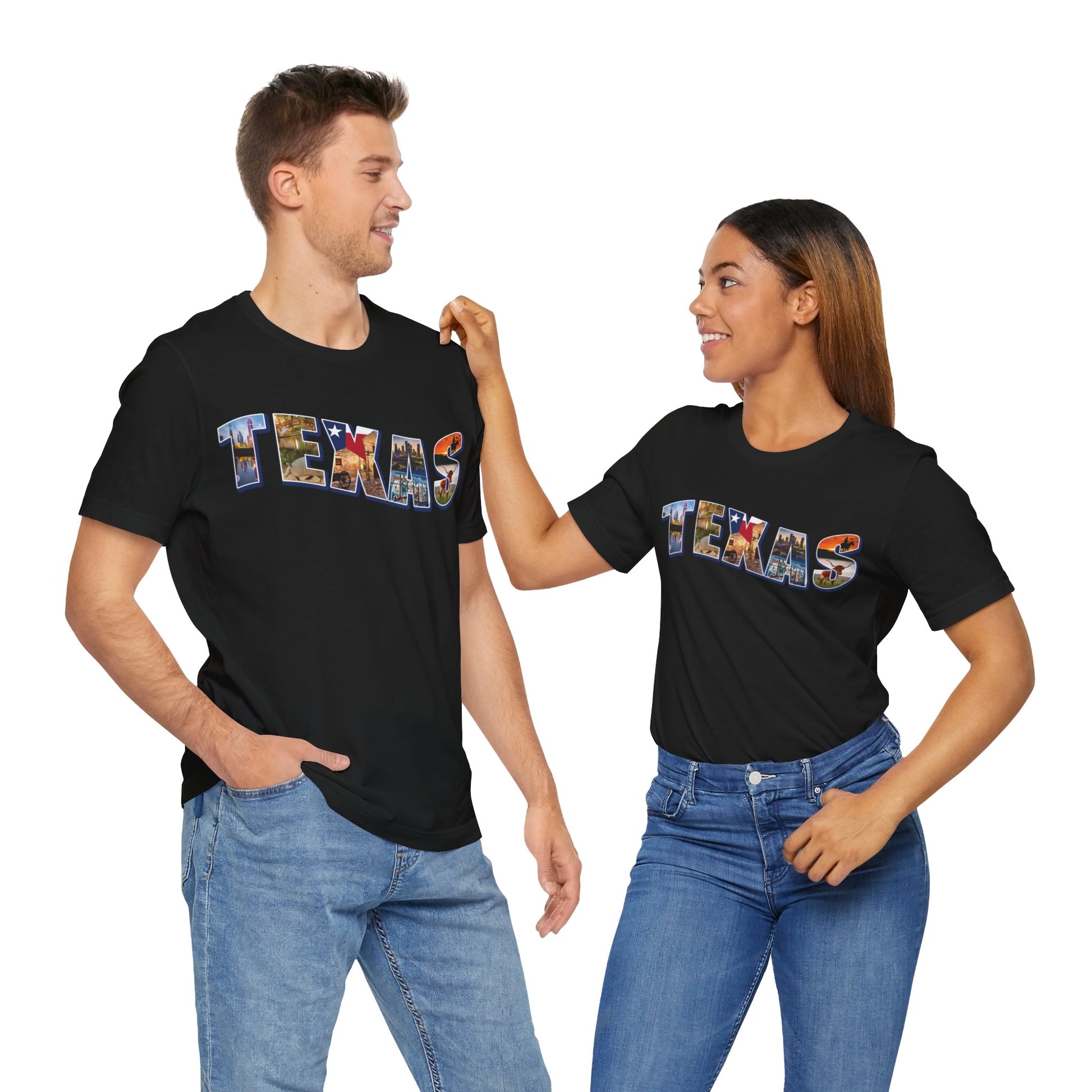 Texas State Collage Unisex Jersey Short Sleeve Tee