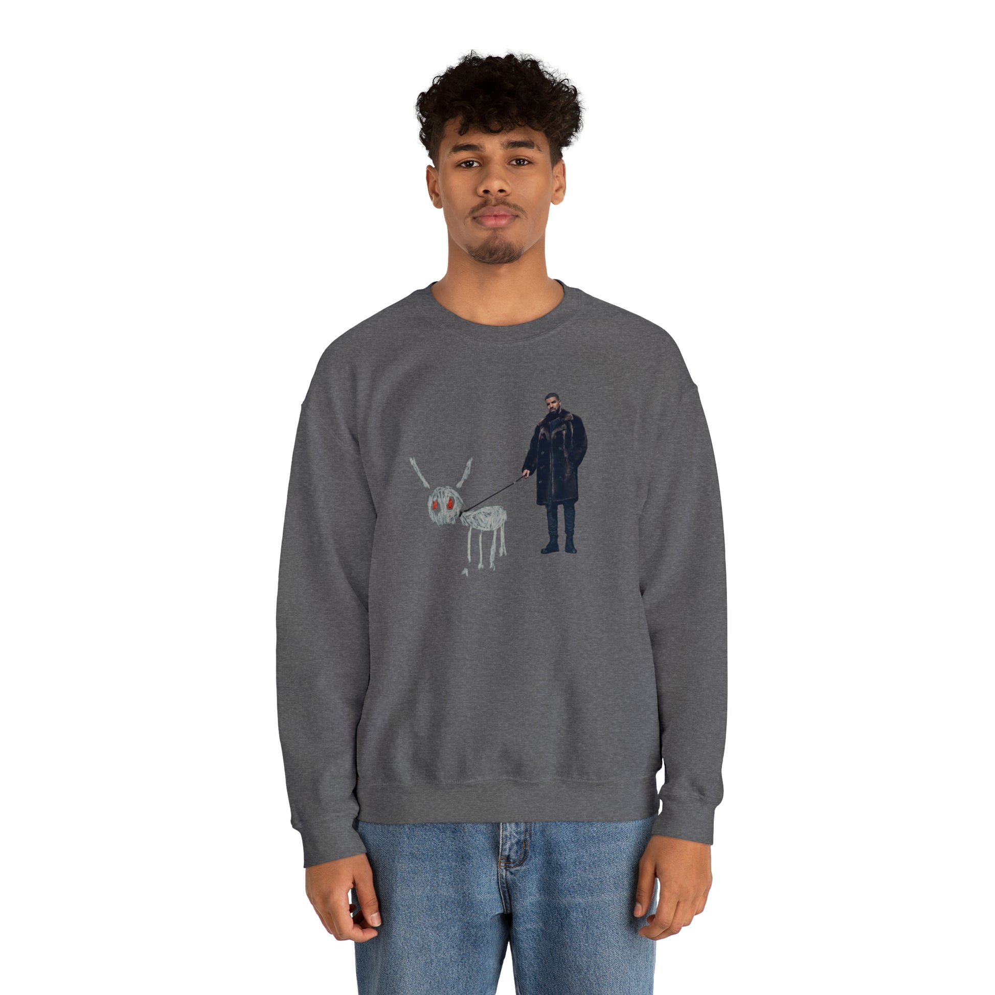 For All The Dogs (Drake) Unisex Heavy Blend™ Crewneck Sweatshirt