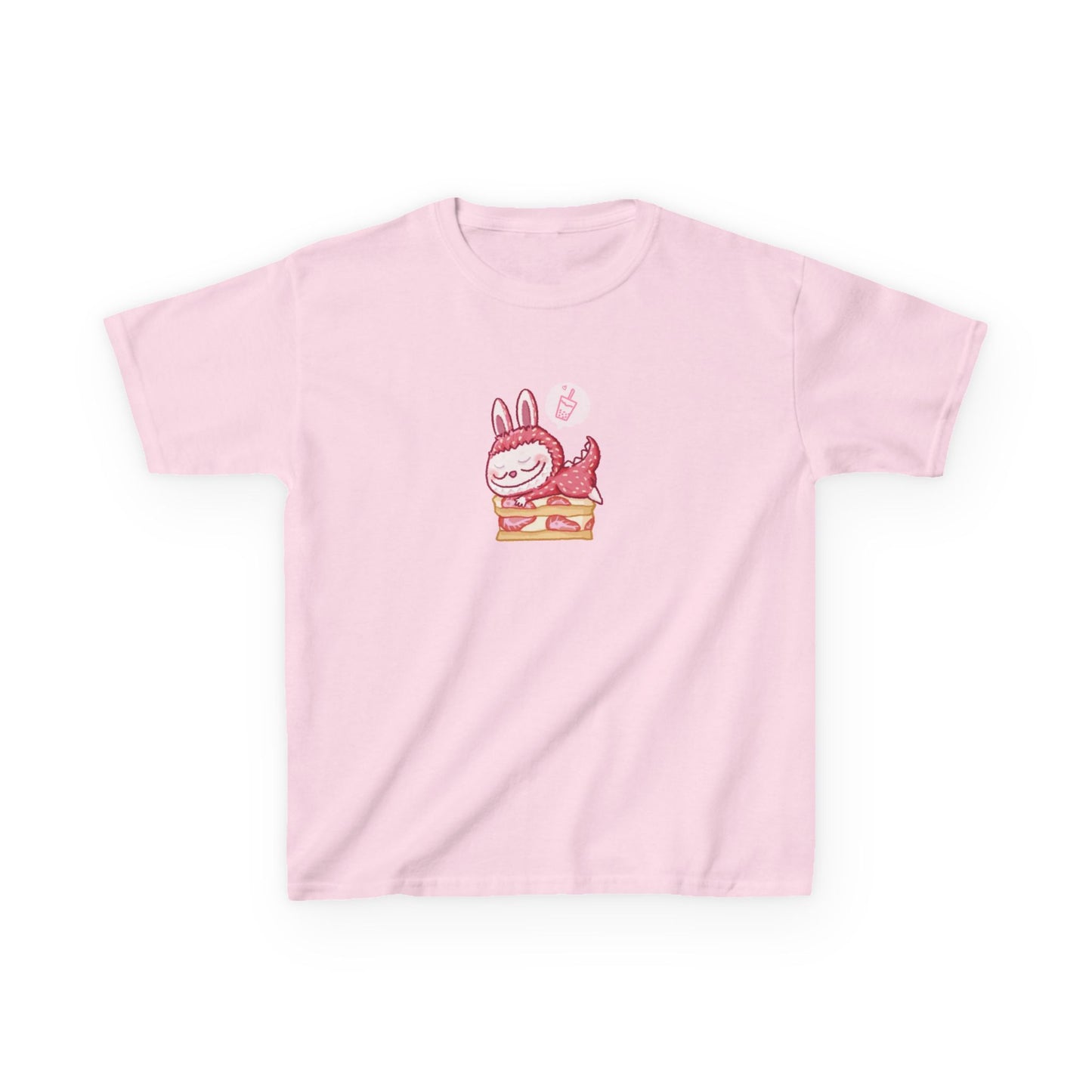 Zimomo (Labubu) X Bubble Tea! Popmart Kids Unisex Shirt