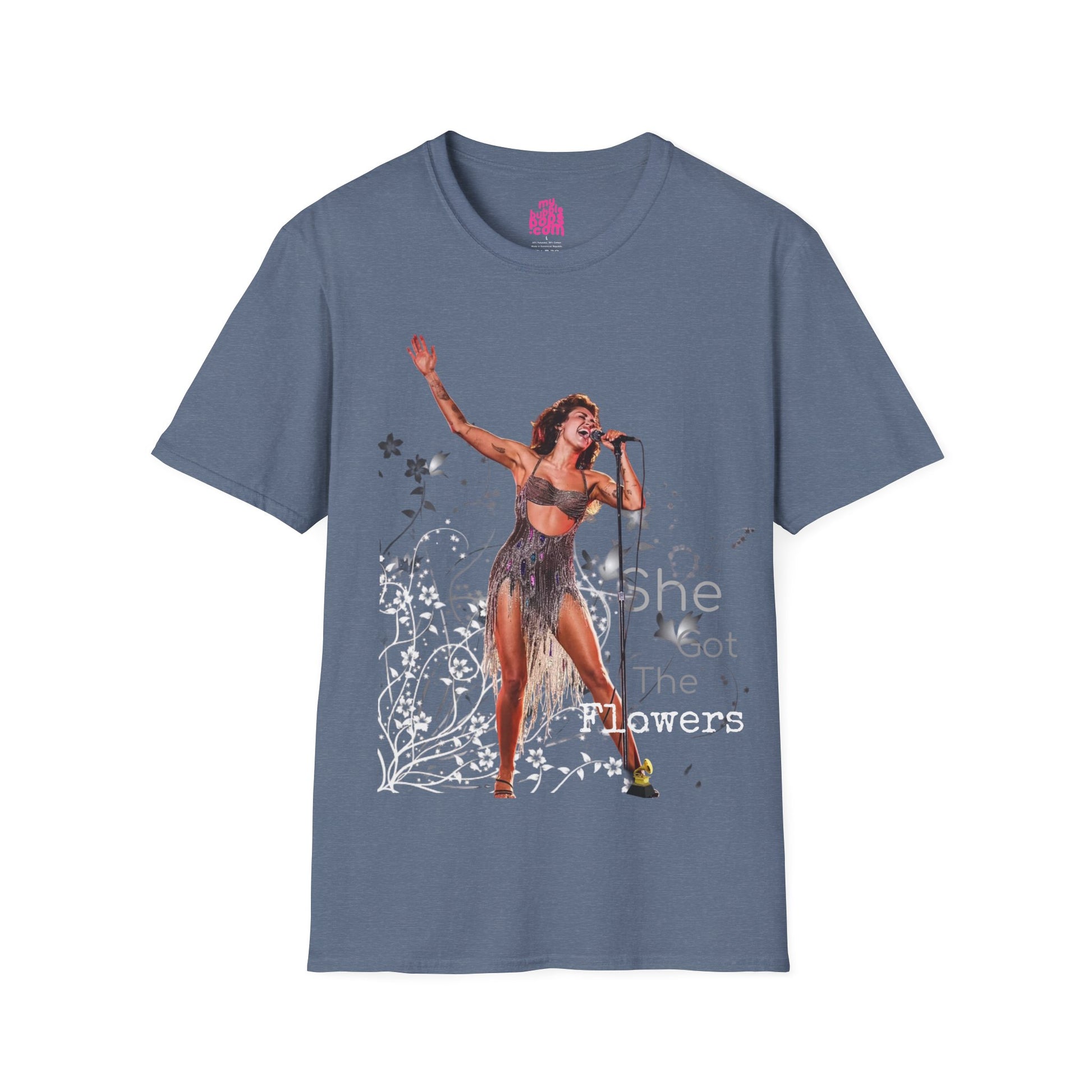 Miley Cyrus Flowers Grammy 2024 Unisex Softstyle T-Shirt