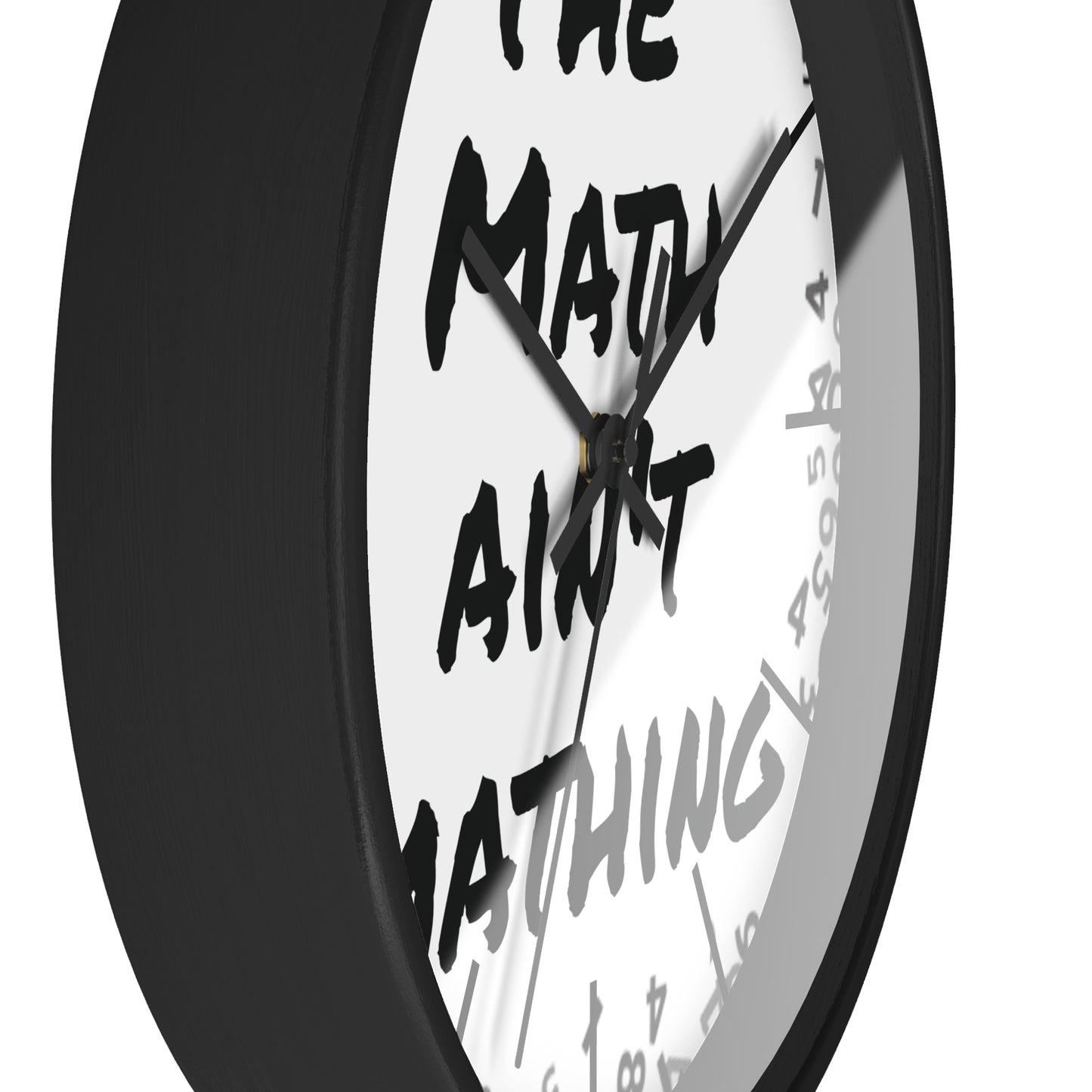 The Math ain't Mathing meme Wall Clock