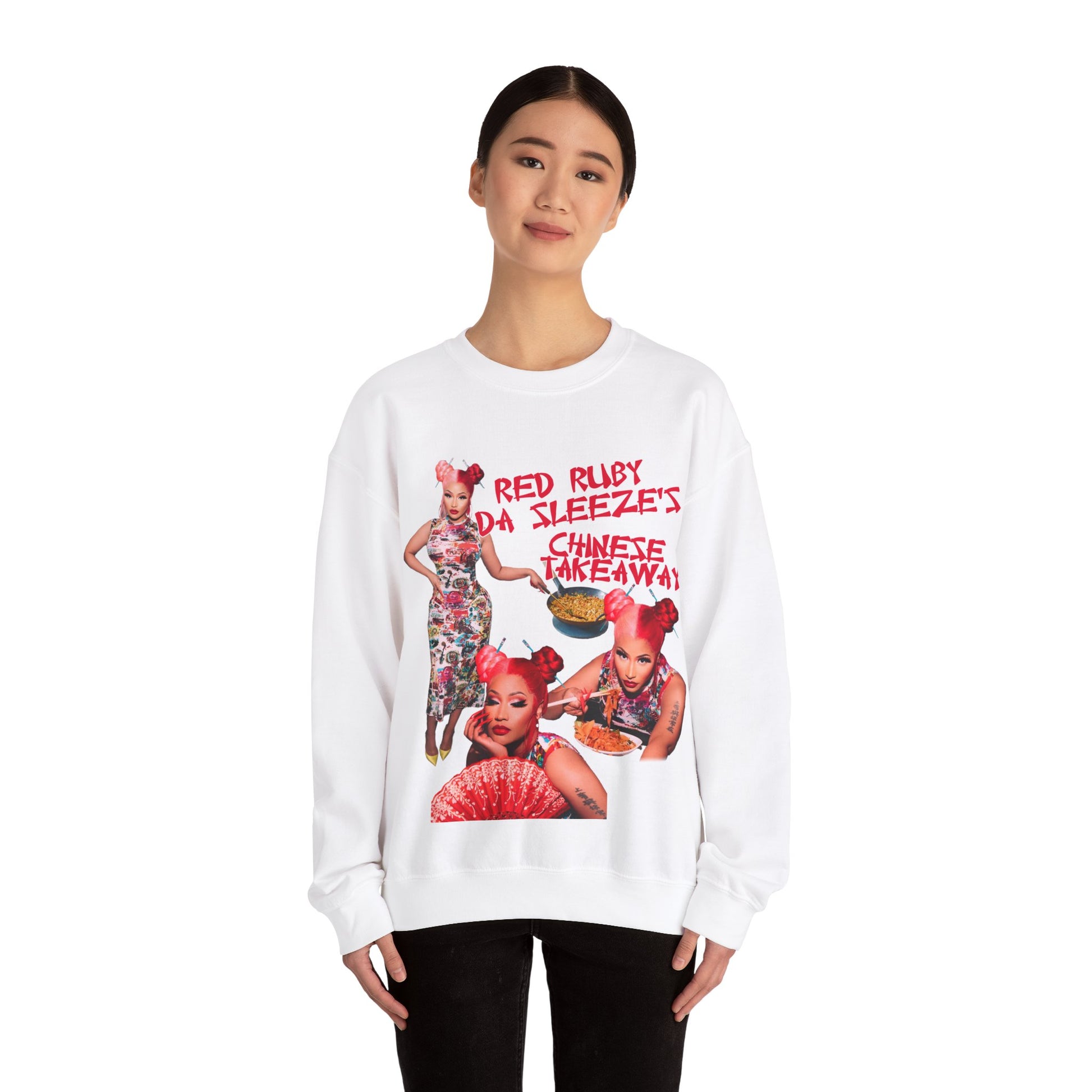 Red Ruby Da Sleeze (Nicki Minaj Pink Friday 2) Sweatshirt