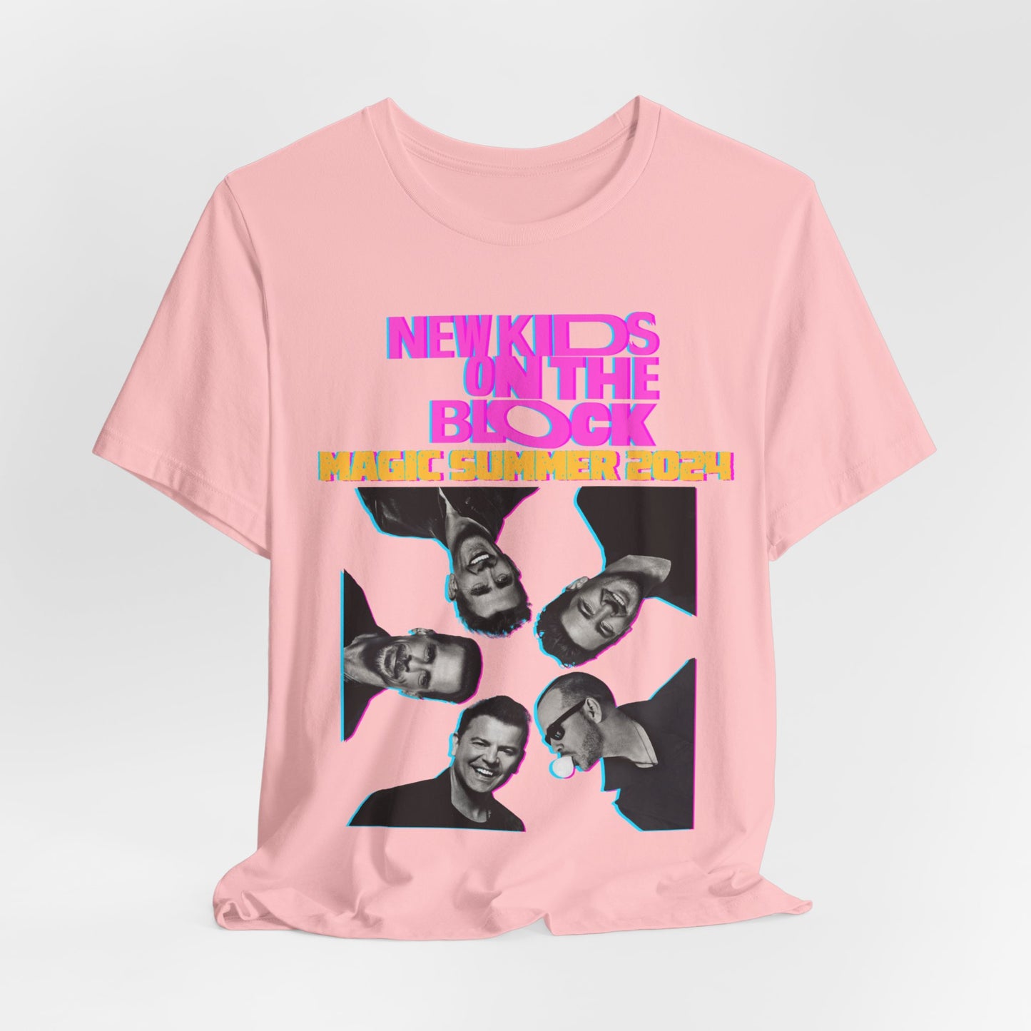 New Kids On The Block NKOTB 2024 Magic Summer TOUR (Double Sided) Unisex Shirt