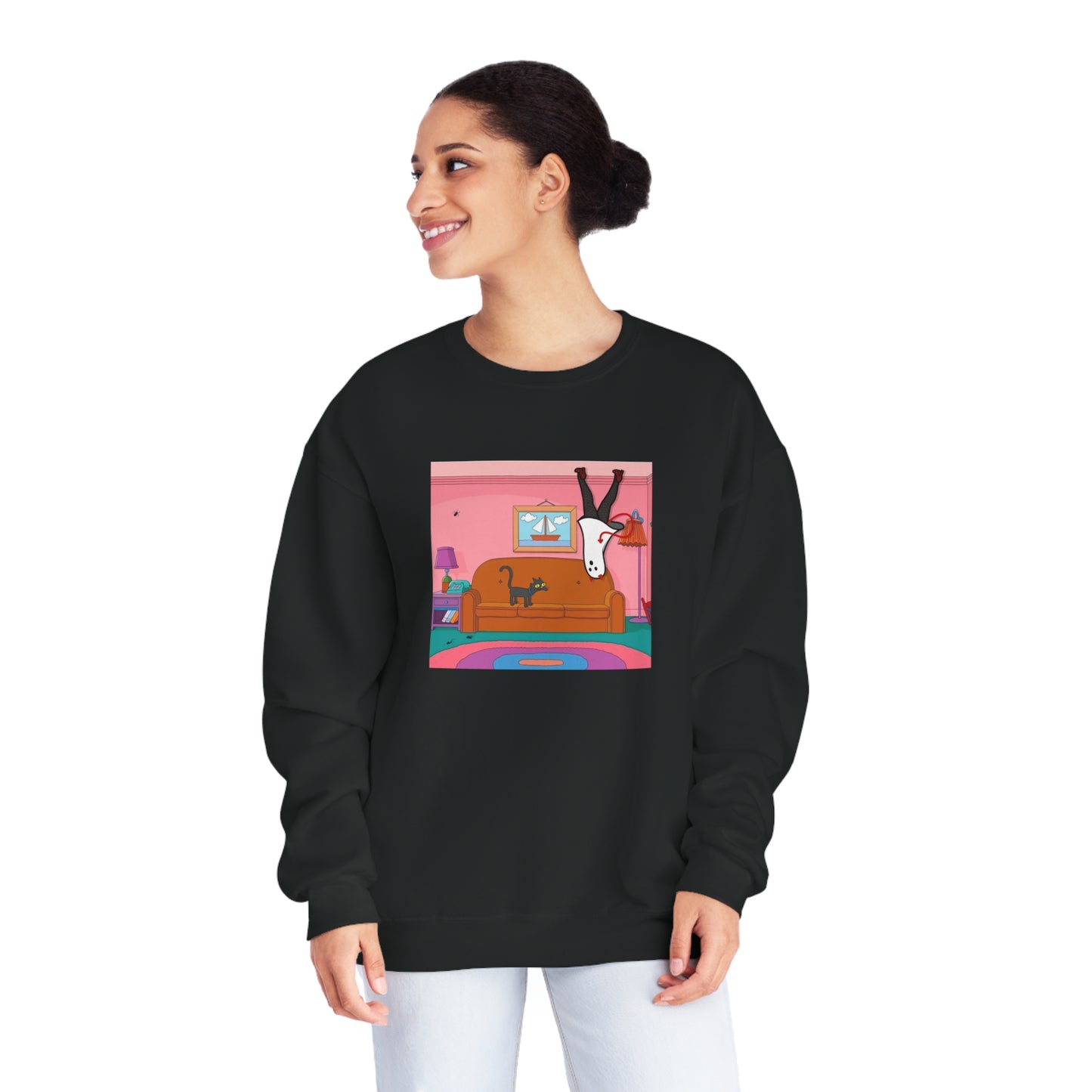 Demons X Doja Cat X Simpsons cartoon sweatshirt