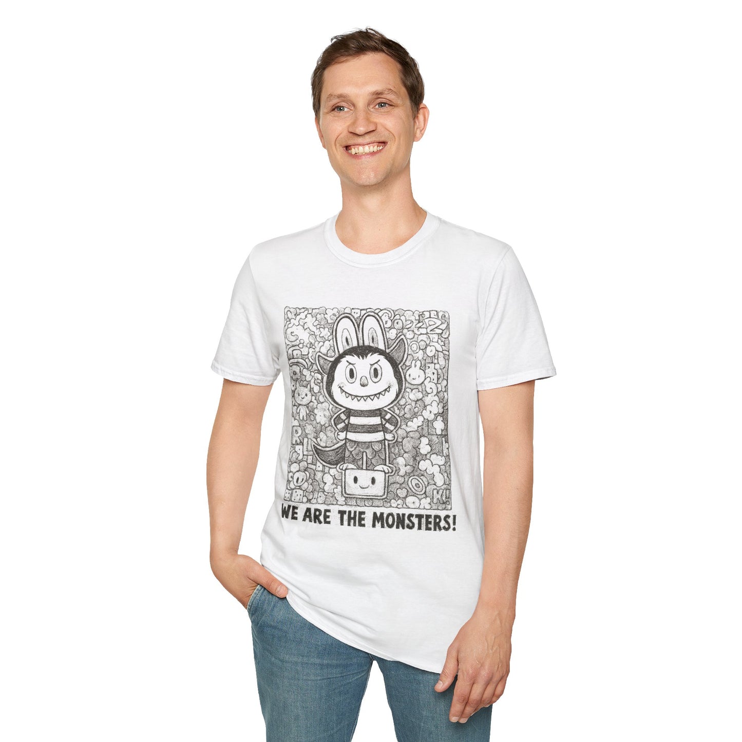 We Are The Monsters! (Sketch Labubu-Inspired) Adult Unisex Shirt