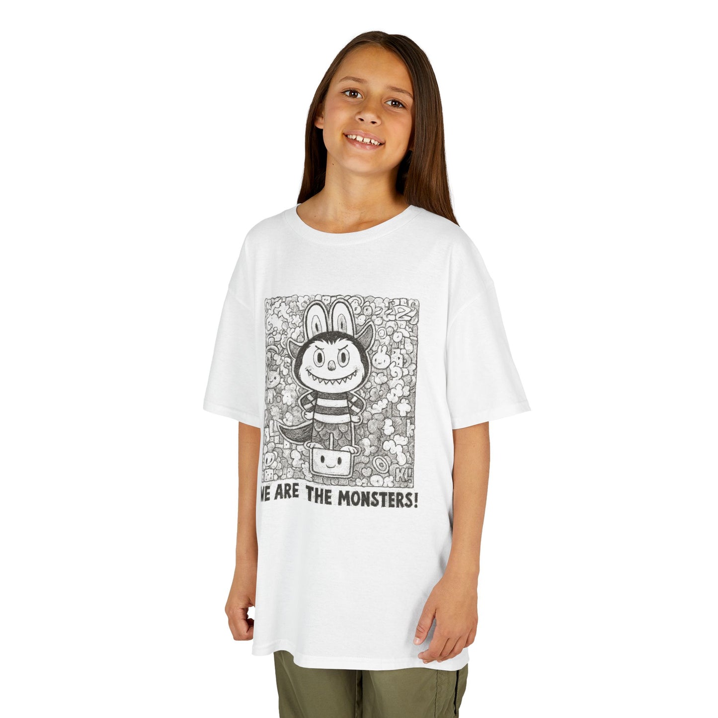 We Are The Monsters! (Sketch Labubu-Inspired) Kid's Unisex Shirt
