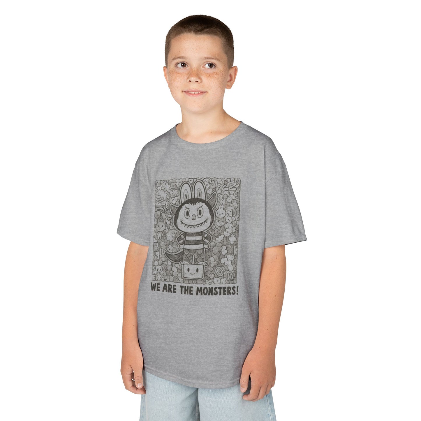 We Are The Monsters! (Sketch Labubu-Inspired) Kid's Unisex Shirt