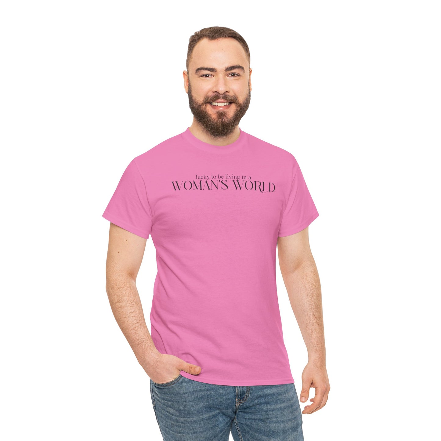 Lucky to be Living in a WOMAN'S WORLD (Katy Perry 2024 New Album Teaser) Inspired Unisex Shirt