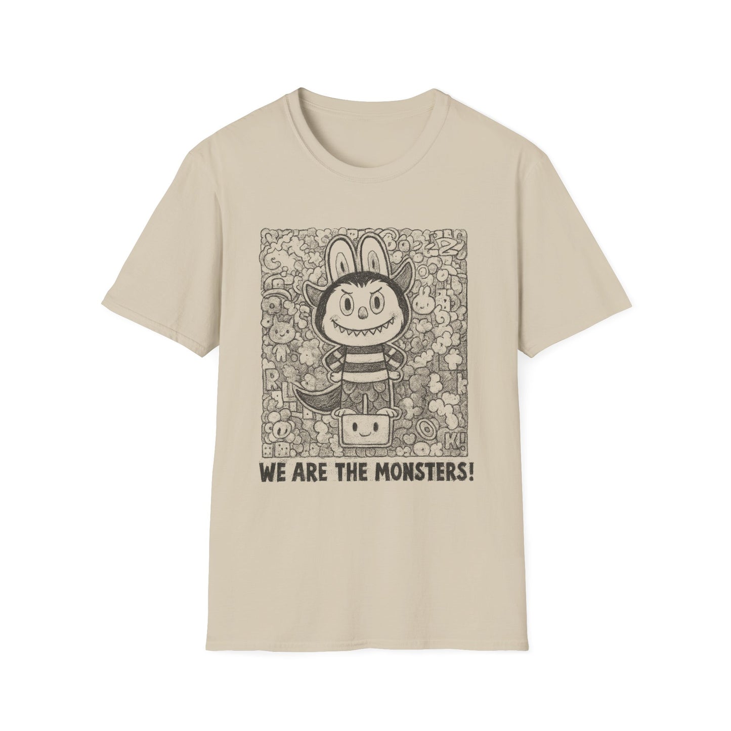 We Are The Monsters! (Sketch Labubu-Inspired) Adult Unisex Shirt